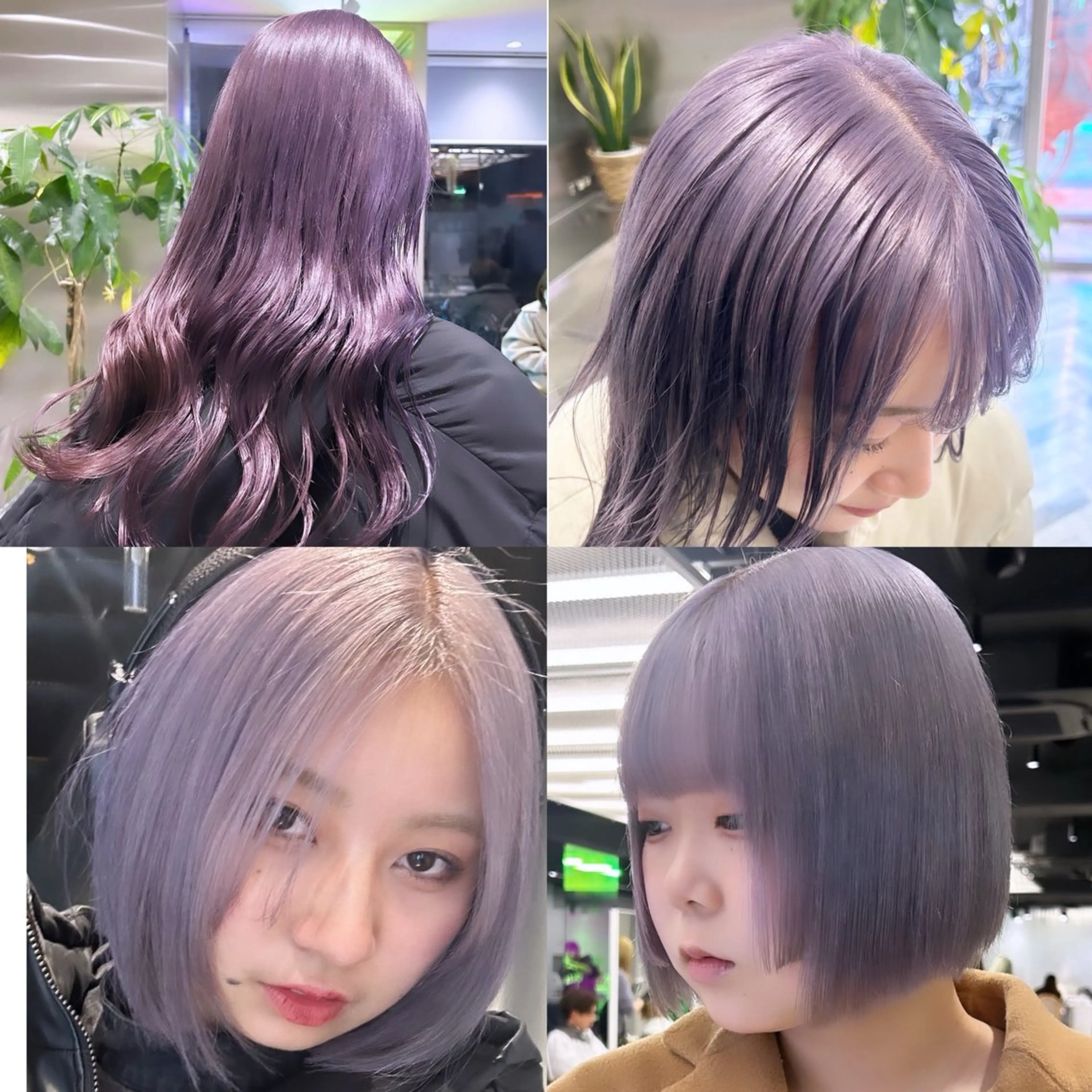 カラー ブリーチ ケアブリーチ 透明感カラー ハイトーンカラー イルミナカラー ヘアカラー トリートメント メンズ/ボブ/パーマ /くるみのマツエク・マツパデザイン