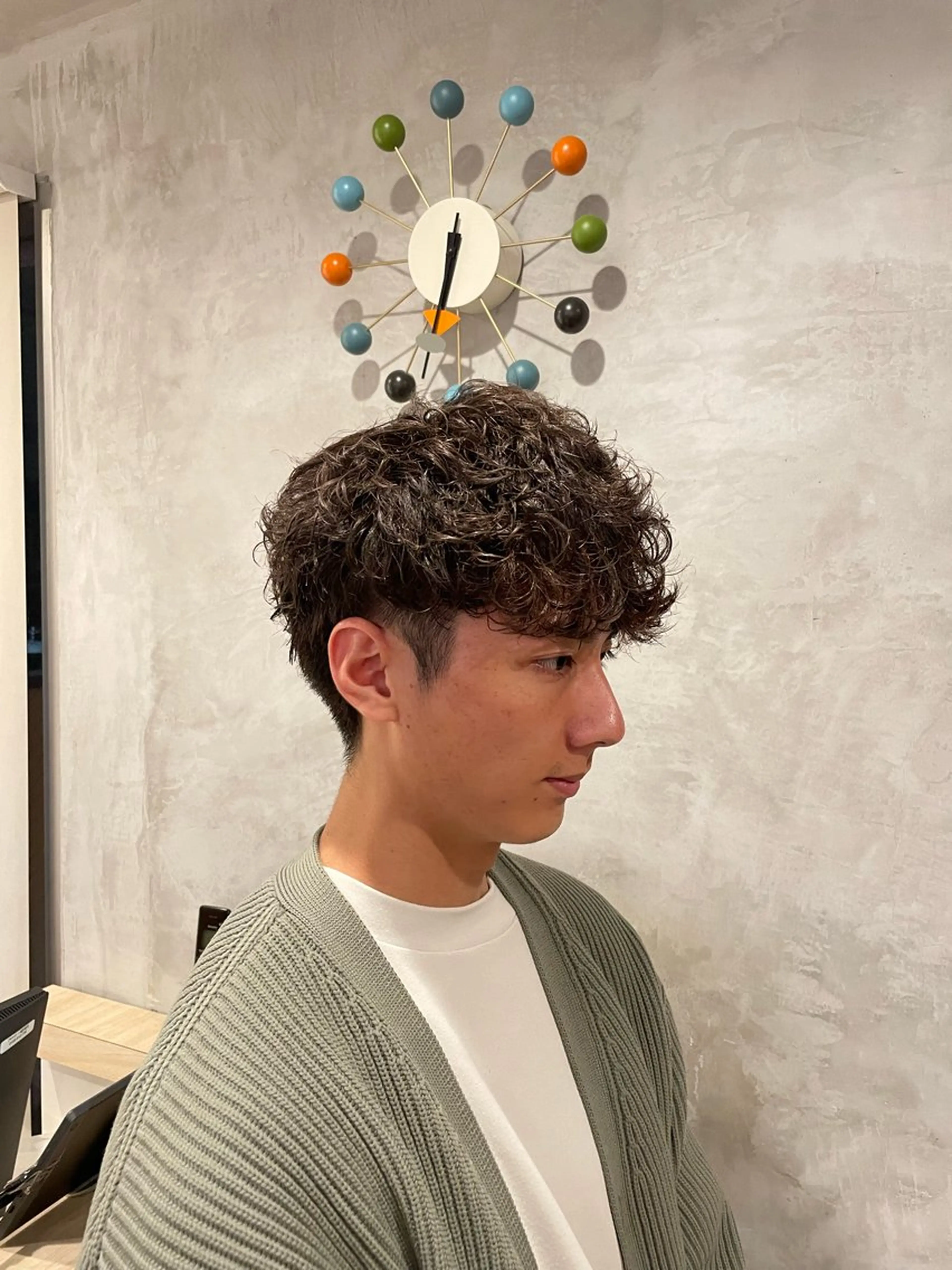 ショート 柏/シャドウパーマ/ ナチュラル/颯寿のヘアスタイル