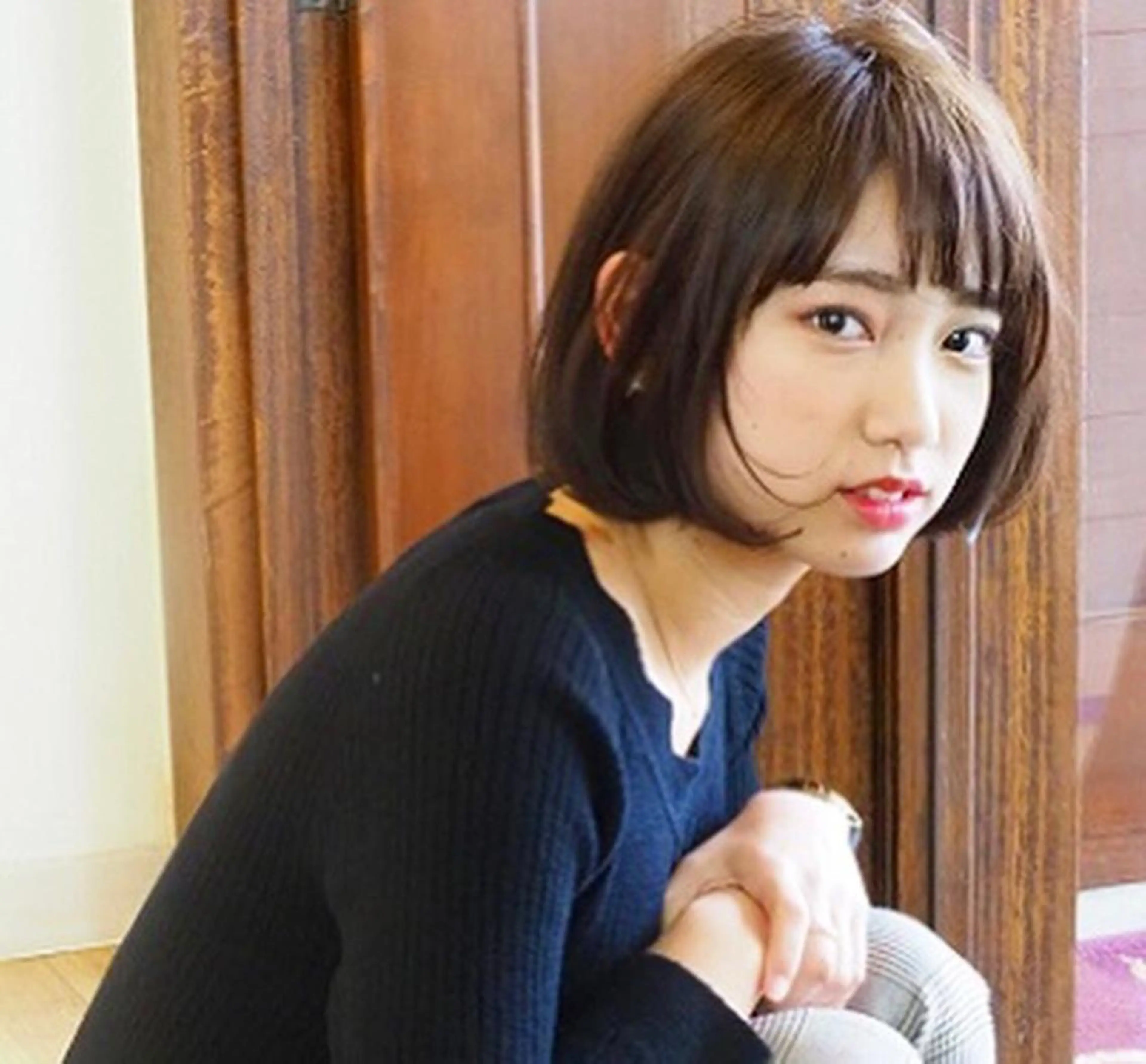 ショート カラー ボブ カット ヘアカラー トリートメント grand juteのヘアスタイル