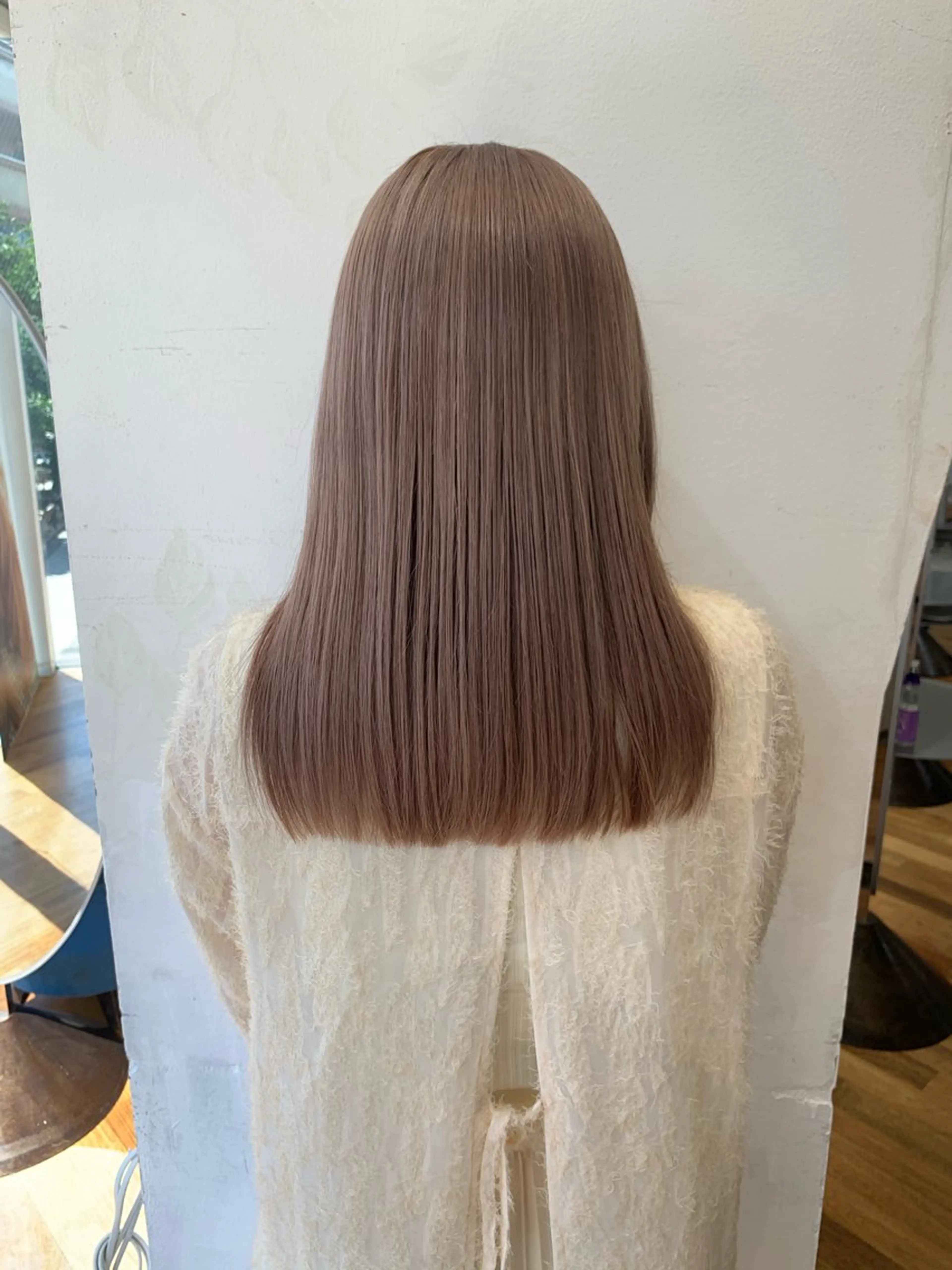 カラー 赤みなし艶カラー/ 田辺希壱のヘアスタイル