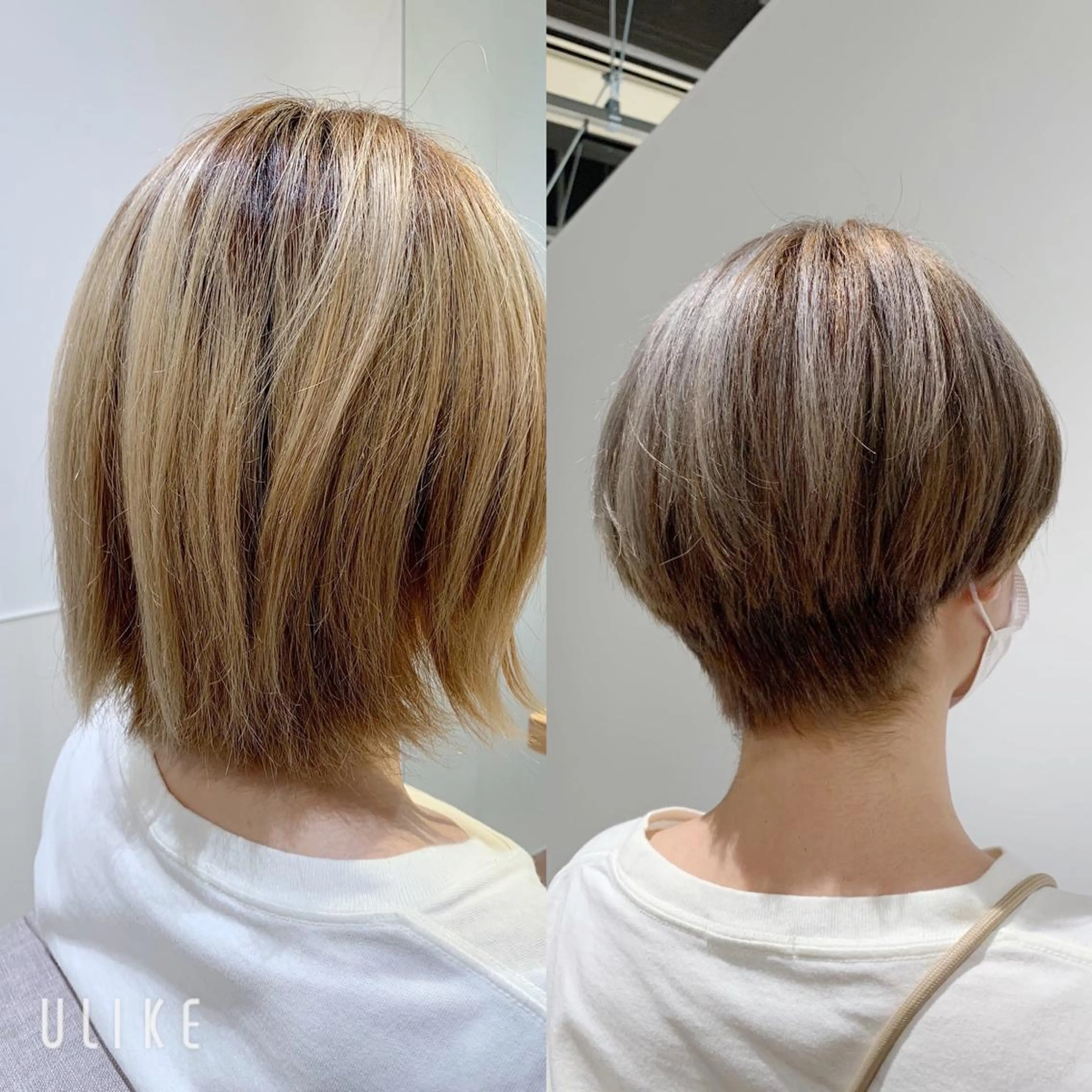ショート カラー ダブルカラー ショートヘア GO TODAY SHAiRE SALON 梅田店所属・3ヶ月持ちが良い ボブ/ショートのヘアスタイル
