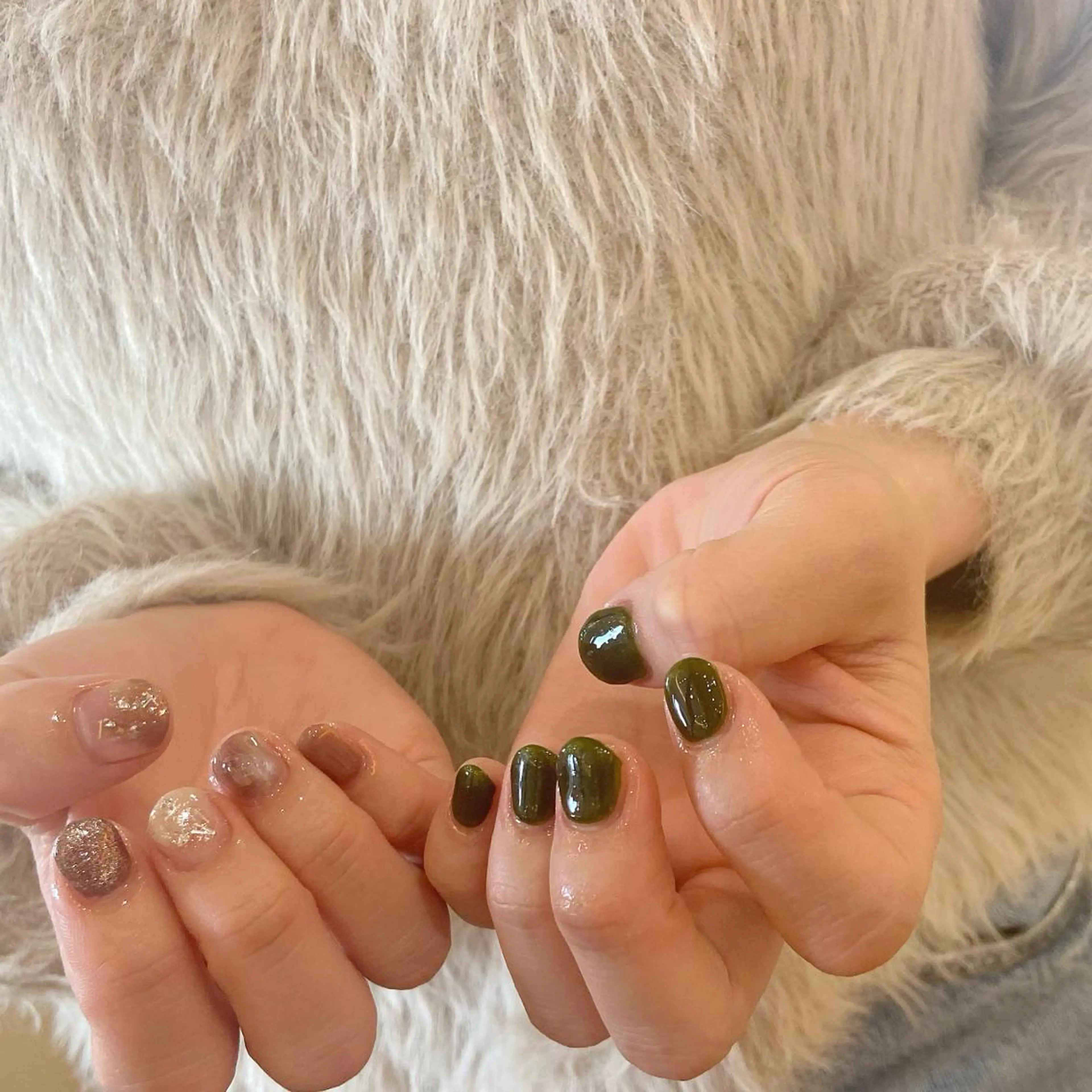 ネイル ハンドネイル 𝕄𝕚𝕪𝕦🤍 自由が丘⌇パラジェルのネイルデザイン