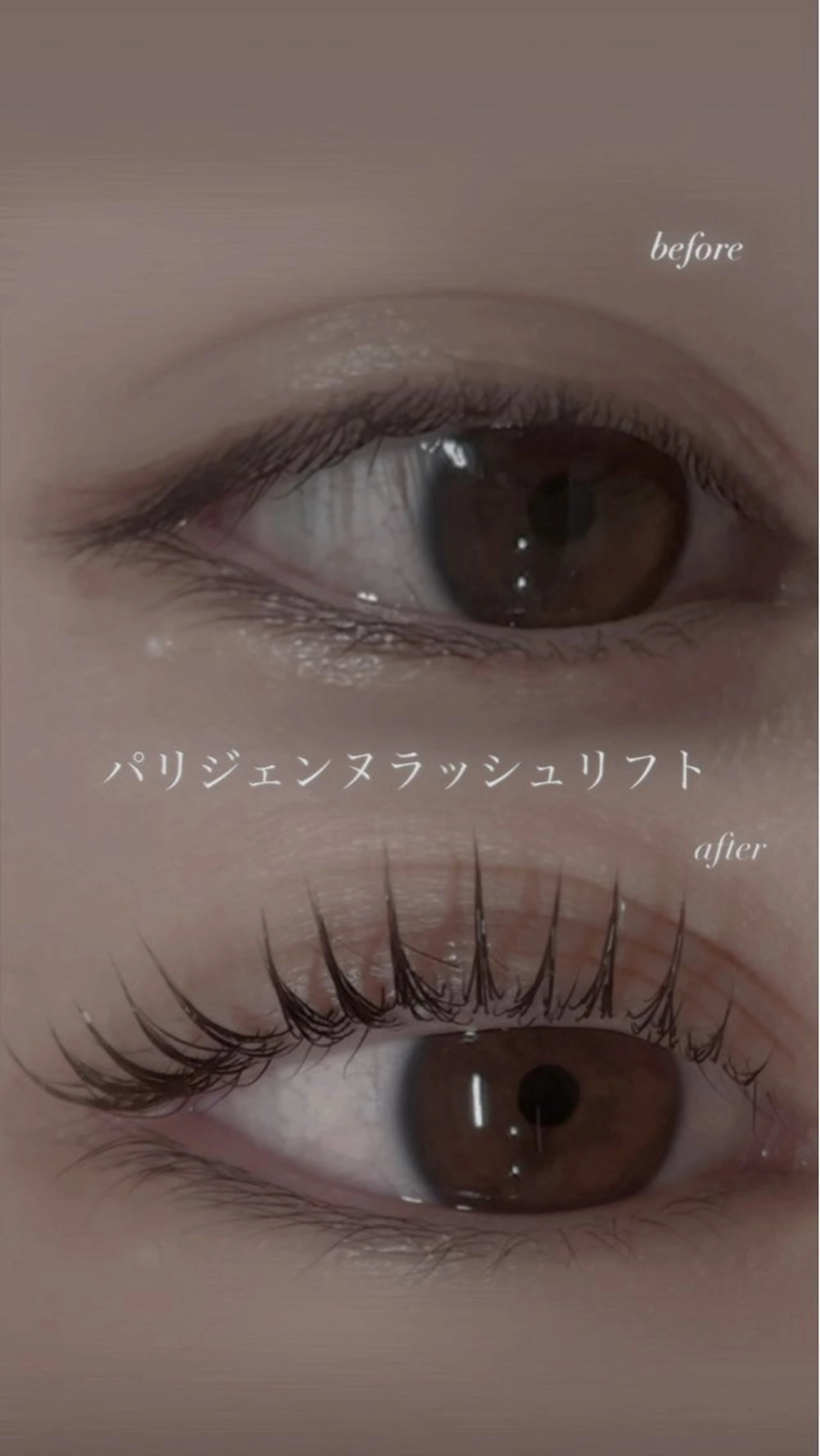 マツエク・マツパ パリジェンヌラッシュリフト 仲尾 奏音のマツエク・マツパデザイン