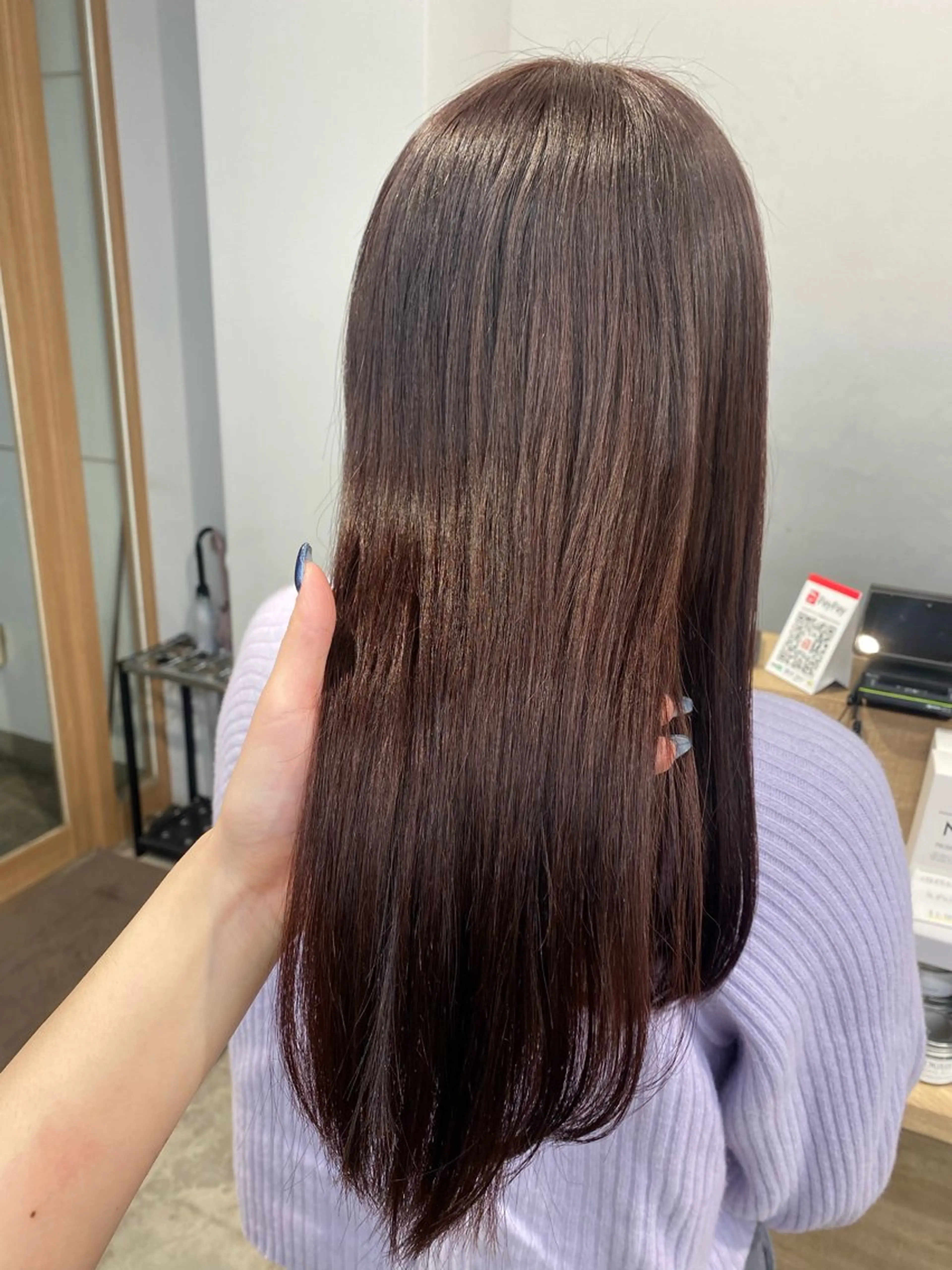 セミロング カラー ブラウンカラー 🐾Libero🐾 柏　KONOMIのヘアスタイル