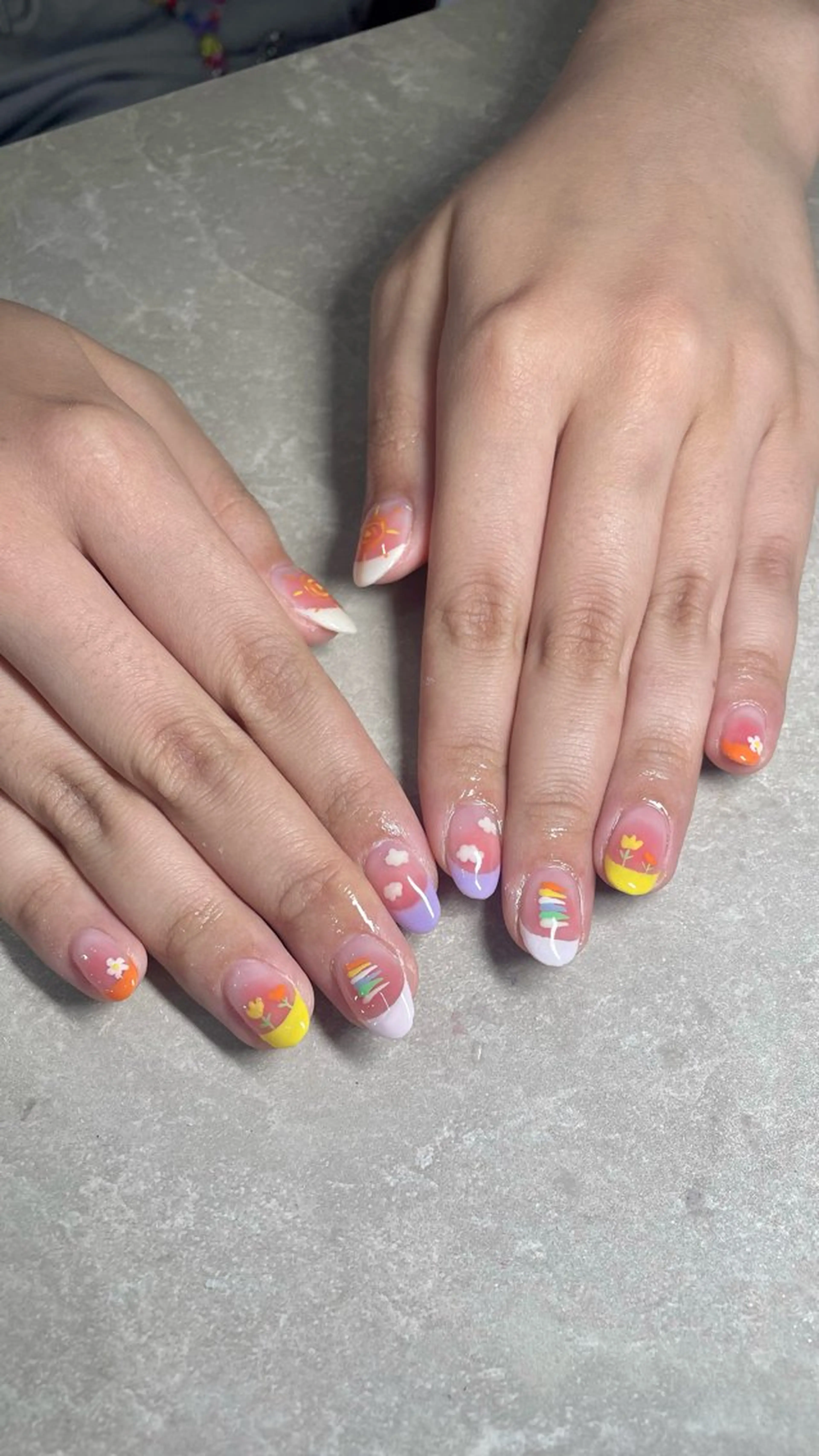 ネイル ハンドネイル LINXS aosaのネイルデザイン