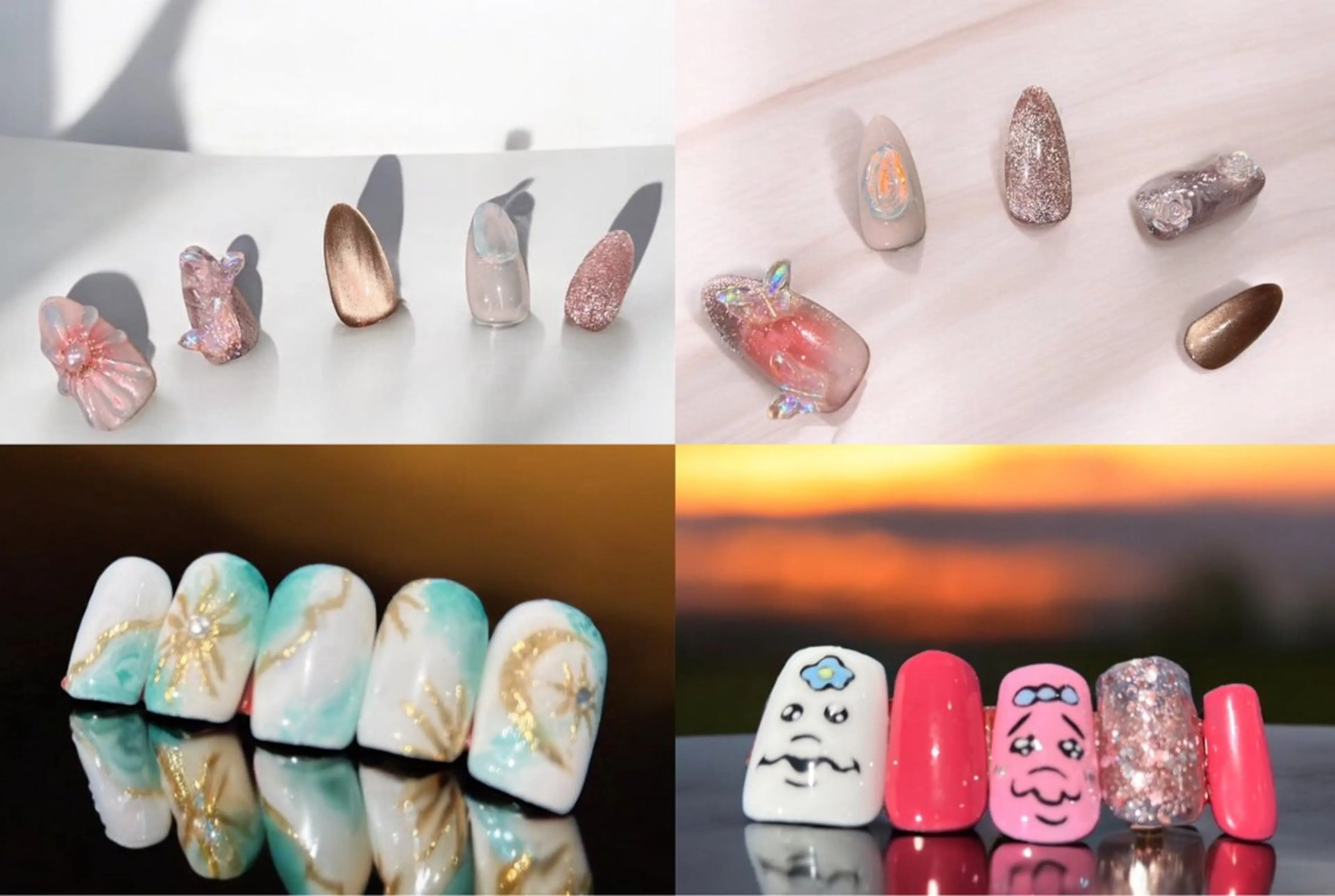 ネイル アートネイル ストーンネイル Nail Salon Lindaのネイルデザイン