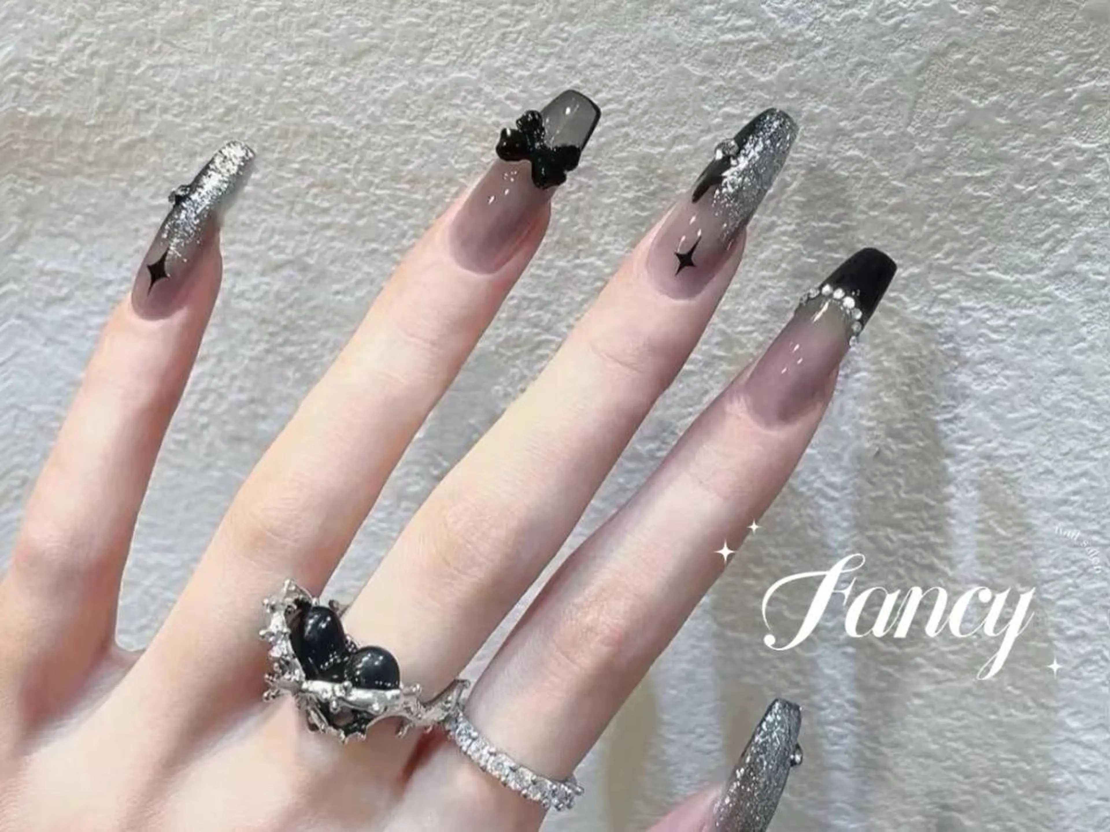 ネイル チークネイル 長さ出し フットネイル フレンチネイル ジェルネイル Fancy Nailsalonのネイルデザイン