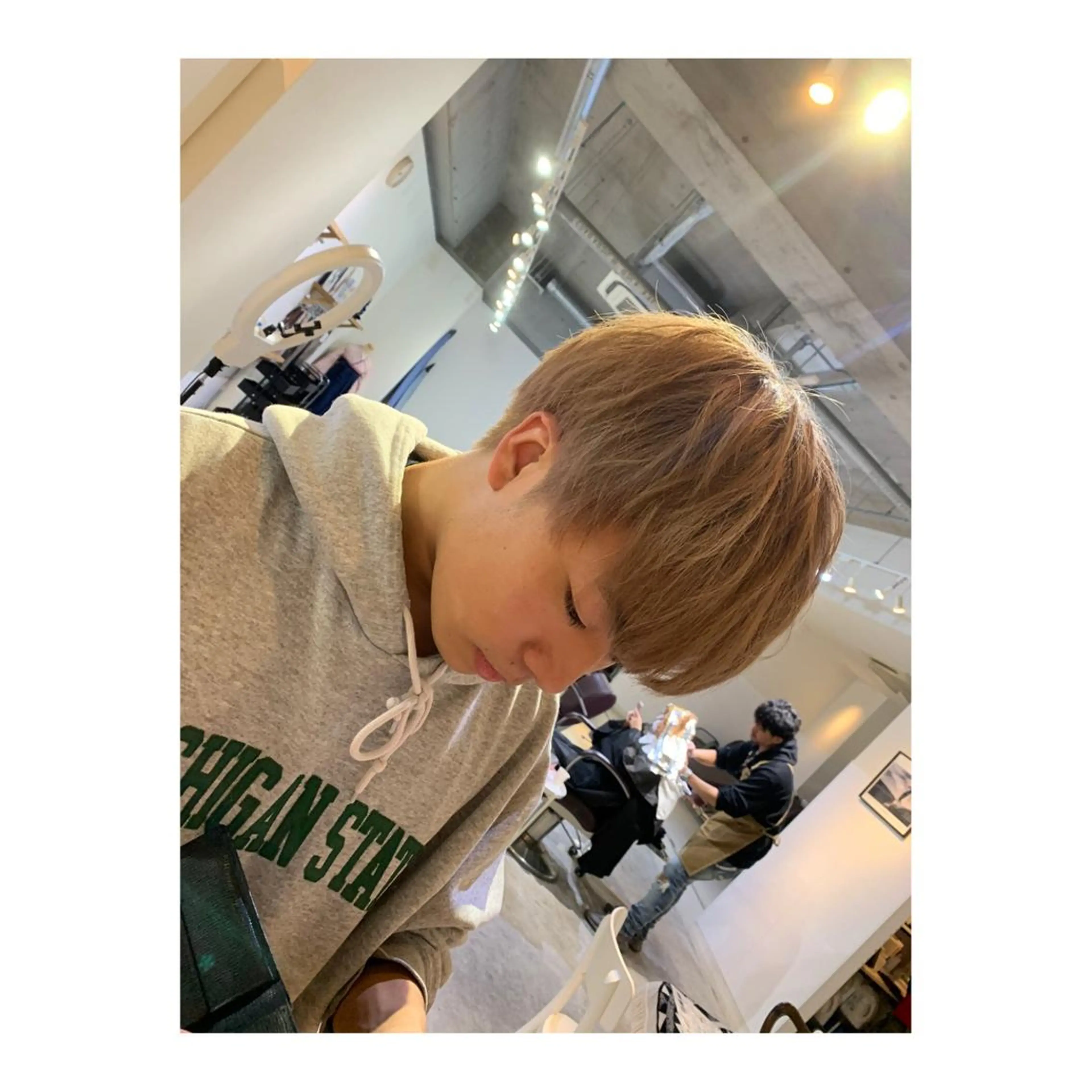 ショート カラー メンズ ange☞ soutaのヘアスタイル