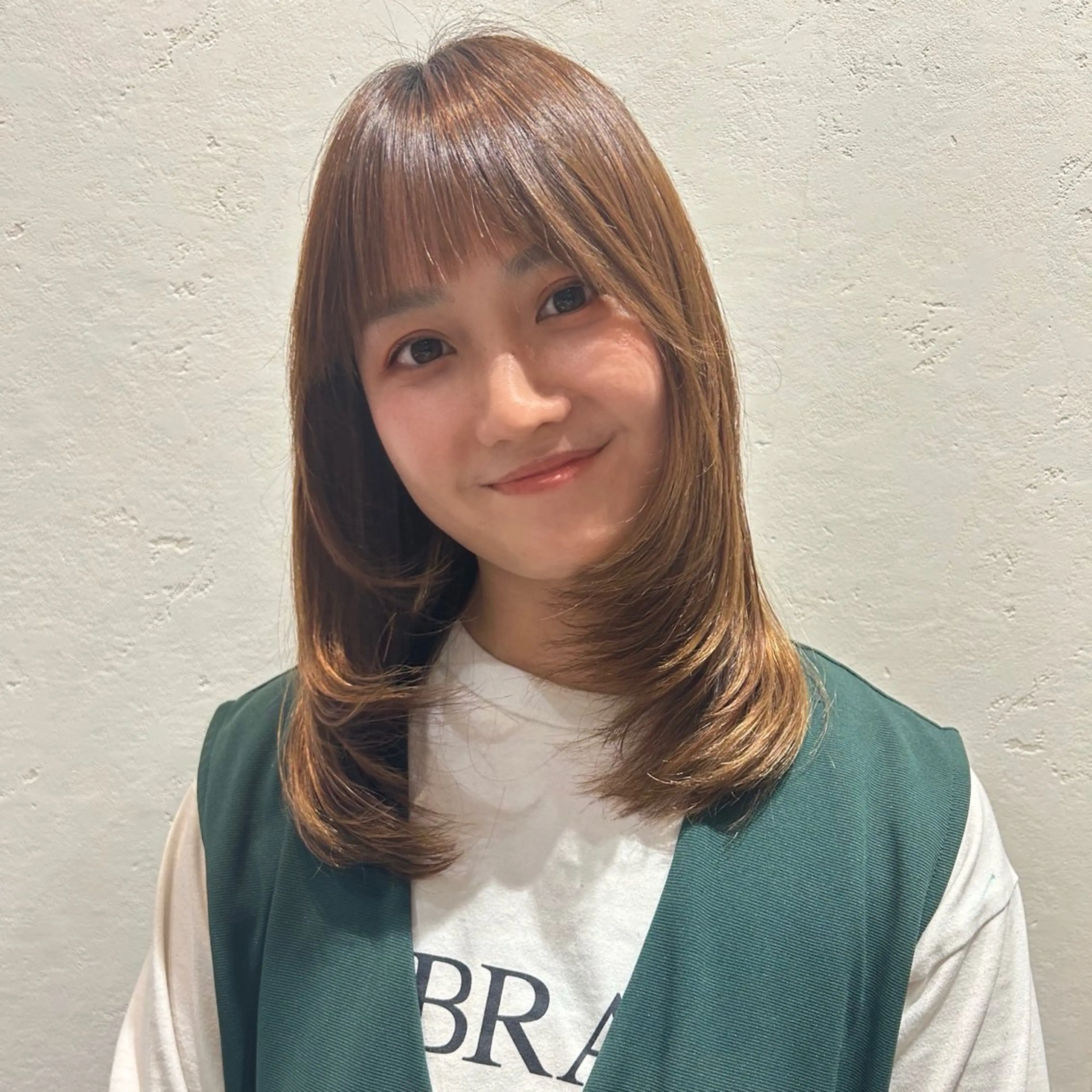 セミロング 縮毛矯正 🍒中川葵久美🍒 メンズ/パーマのヘアスタイル