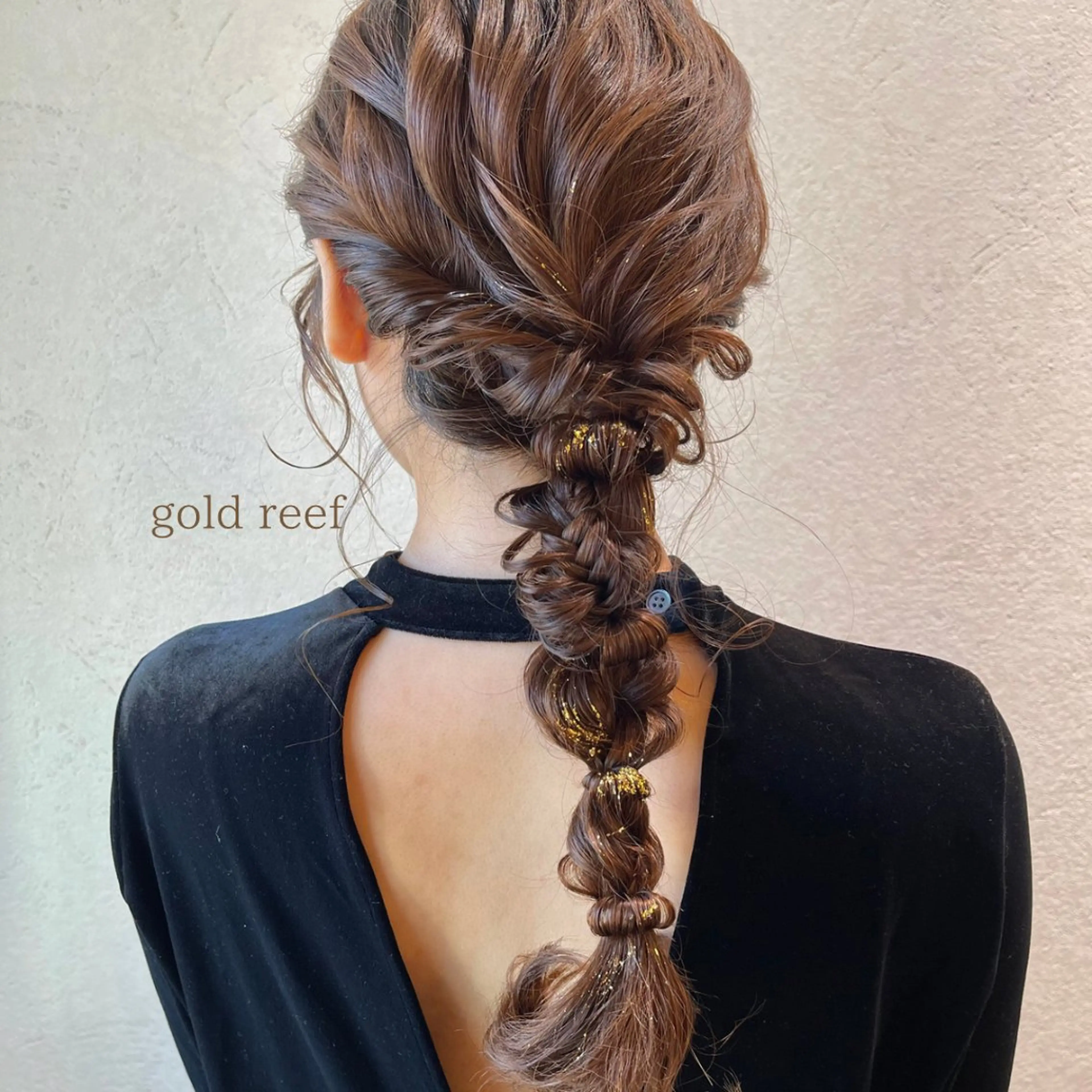 セミロング ヘアアレンジ 結婚式・ブライダル デート 卒業式のヘアスタイル ヘアセット charm《銀座》 ヘアセット/縮毛矯正のヘアスタイル