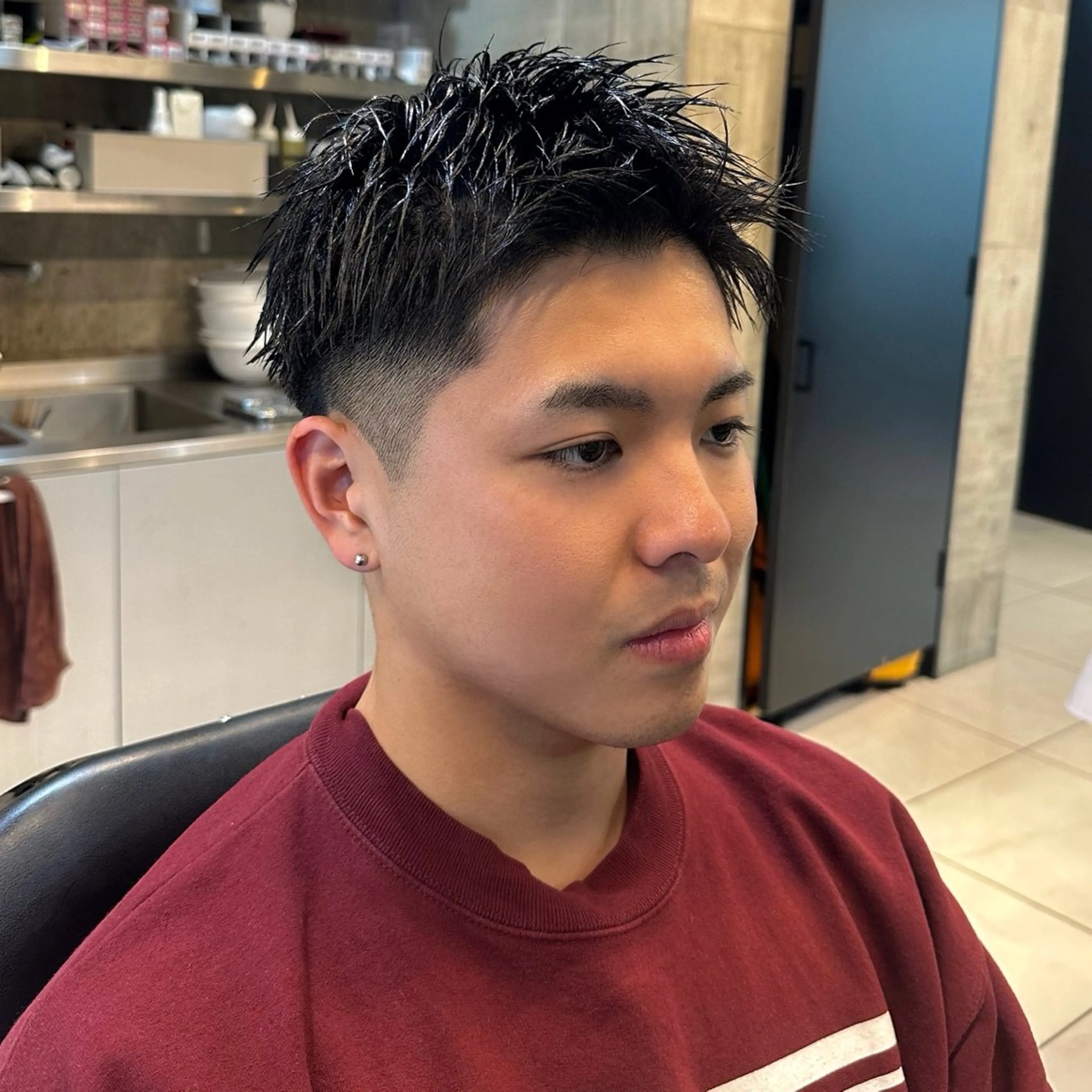 ショート メンズ ショートヘア ツイスパ/メンズ パーマ/歩夢のヘアスタイル