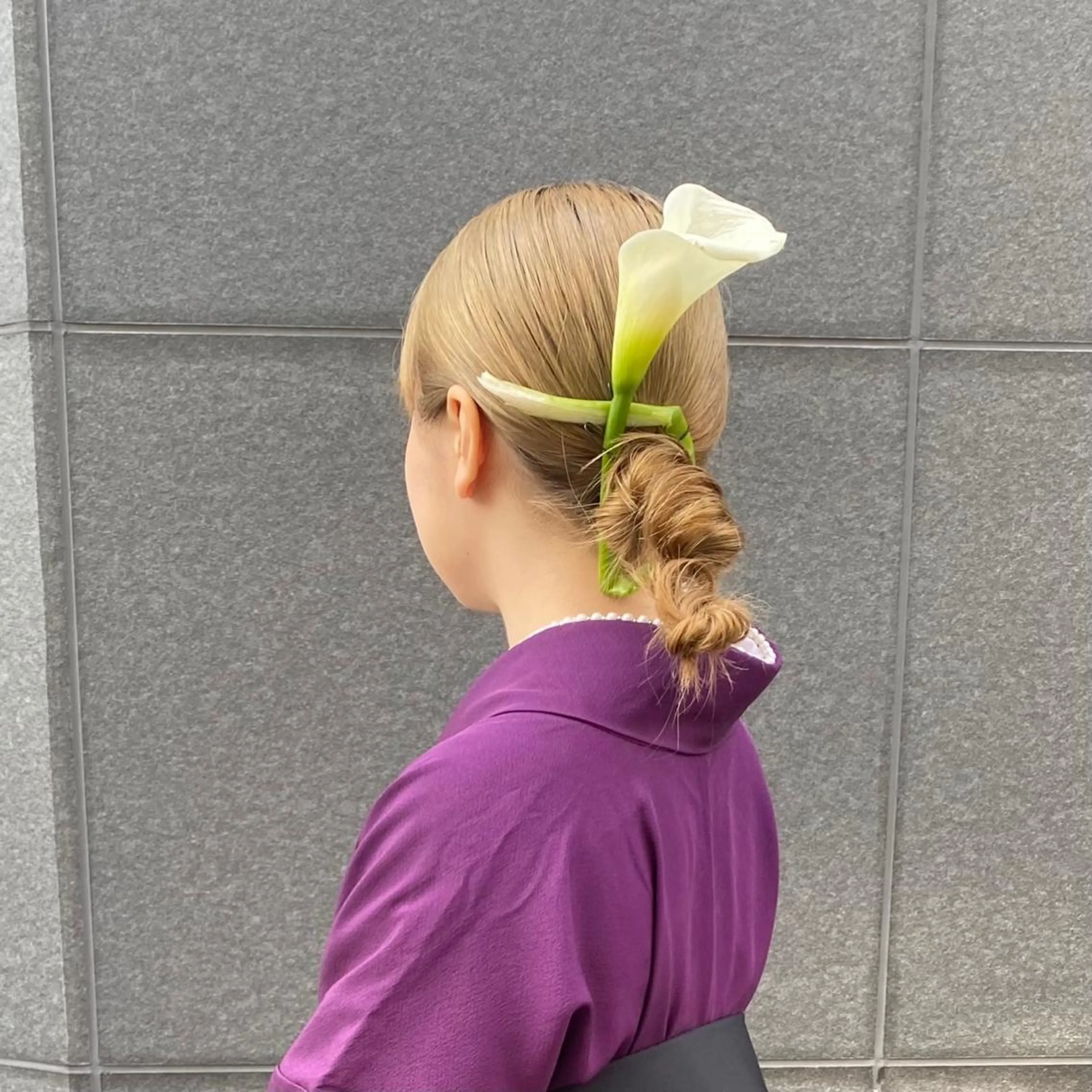 卒業式袴着付け+ヘアセットの写真