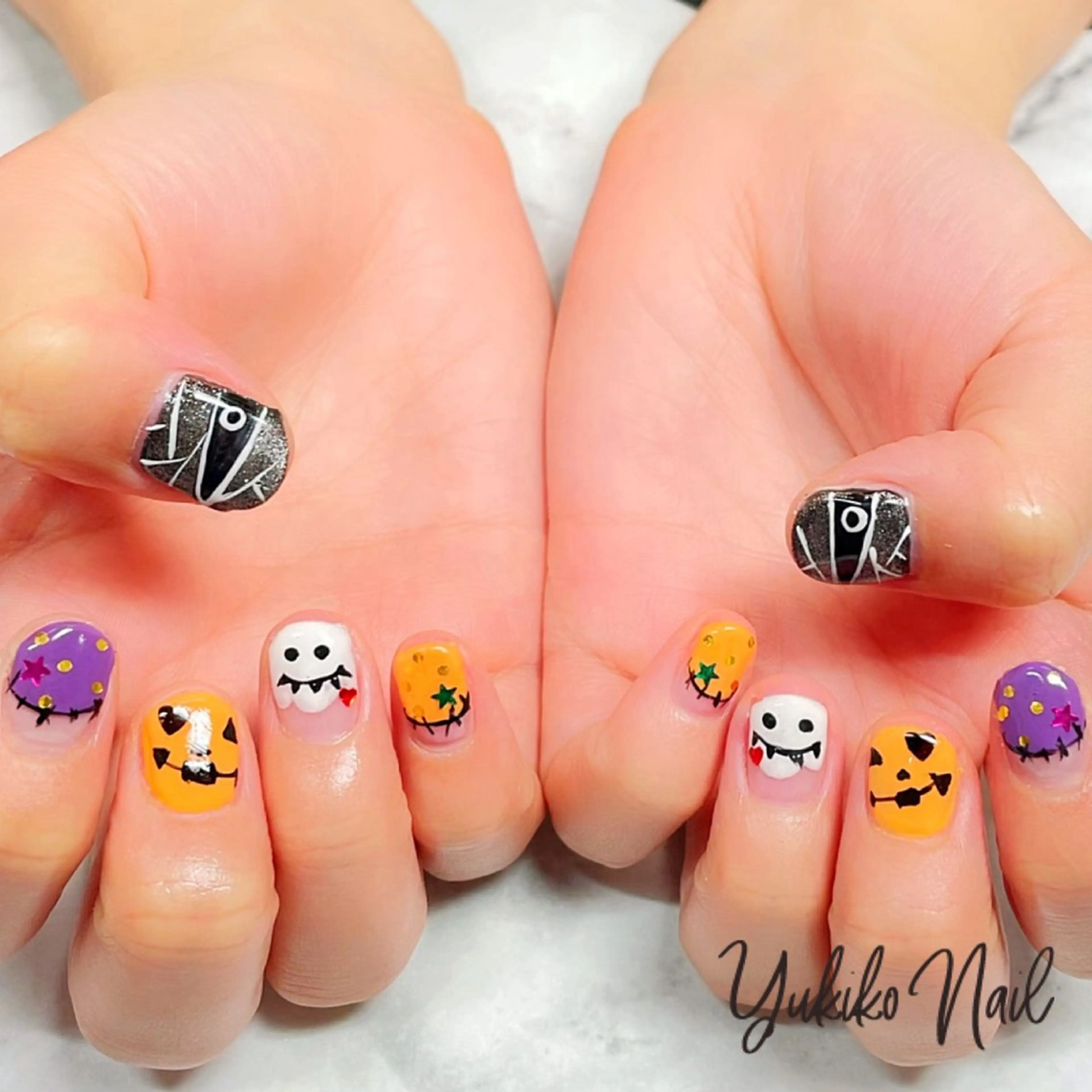 ネイル ハロウィン ユキコ ネイルのネイルデザイン