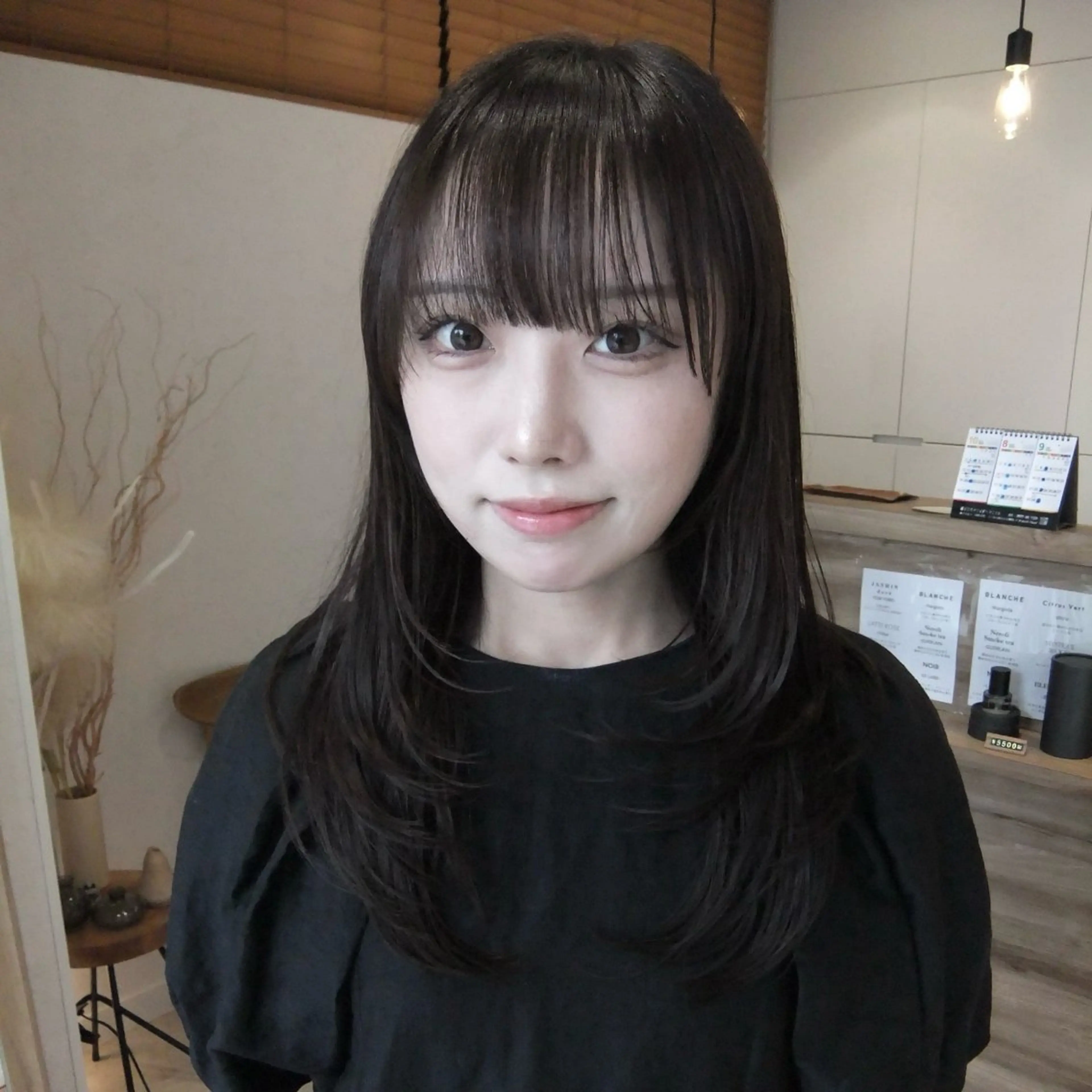 セミロング ヘアカラー レイヤー/艶カラー /yuan⟡.·のヘアスタイル