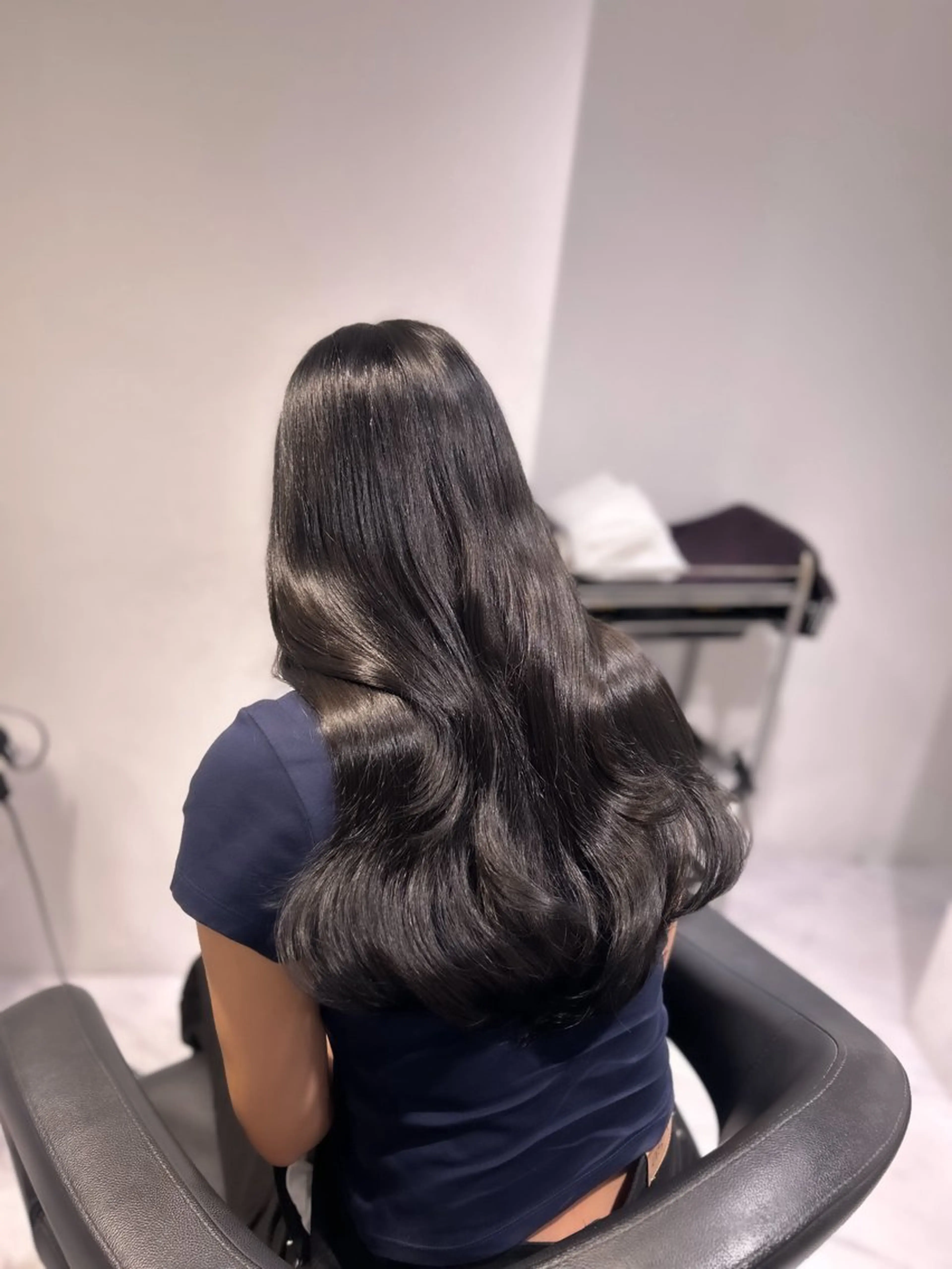 ロング カラー ヘアカラー トリートメント 表参道/透明感カラー /暗髪/ジュキヤのヘアスタイル