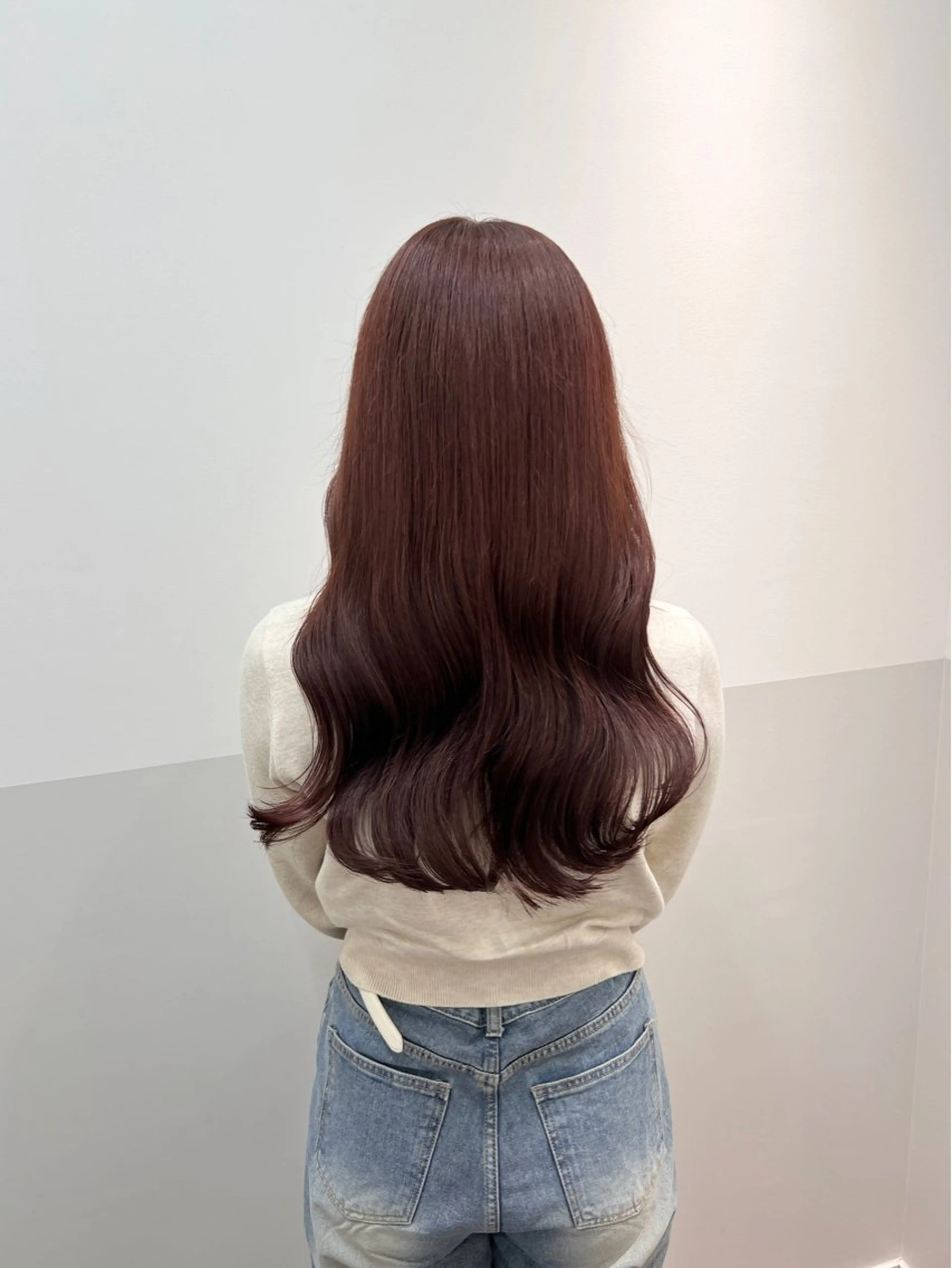 《艶髪コース》カット+ケアカラー+synergy髪質改善トリートメントの写真