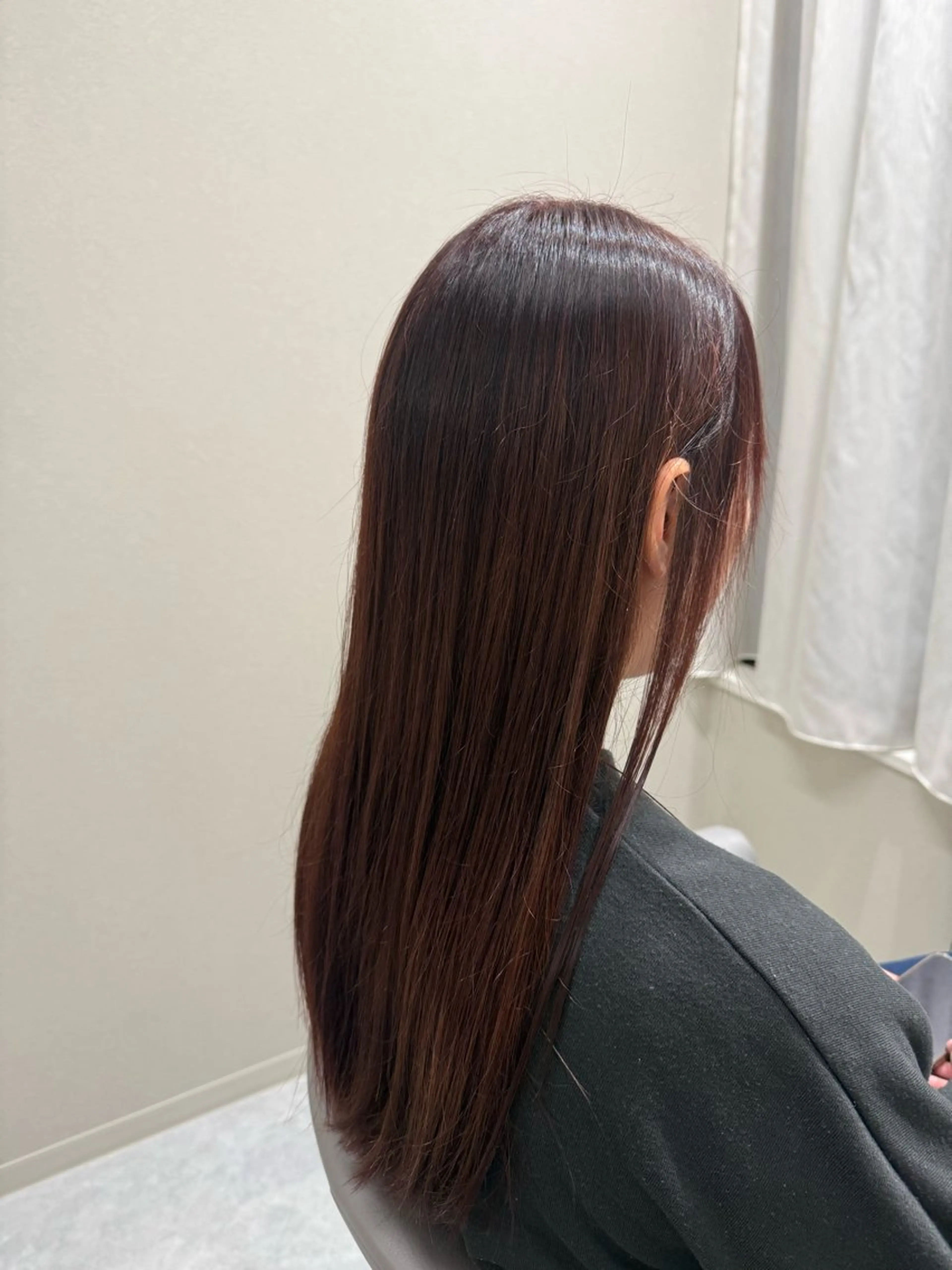 髪質改善カラー＋Aujua5ステップトリートメントの写真