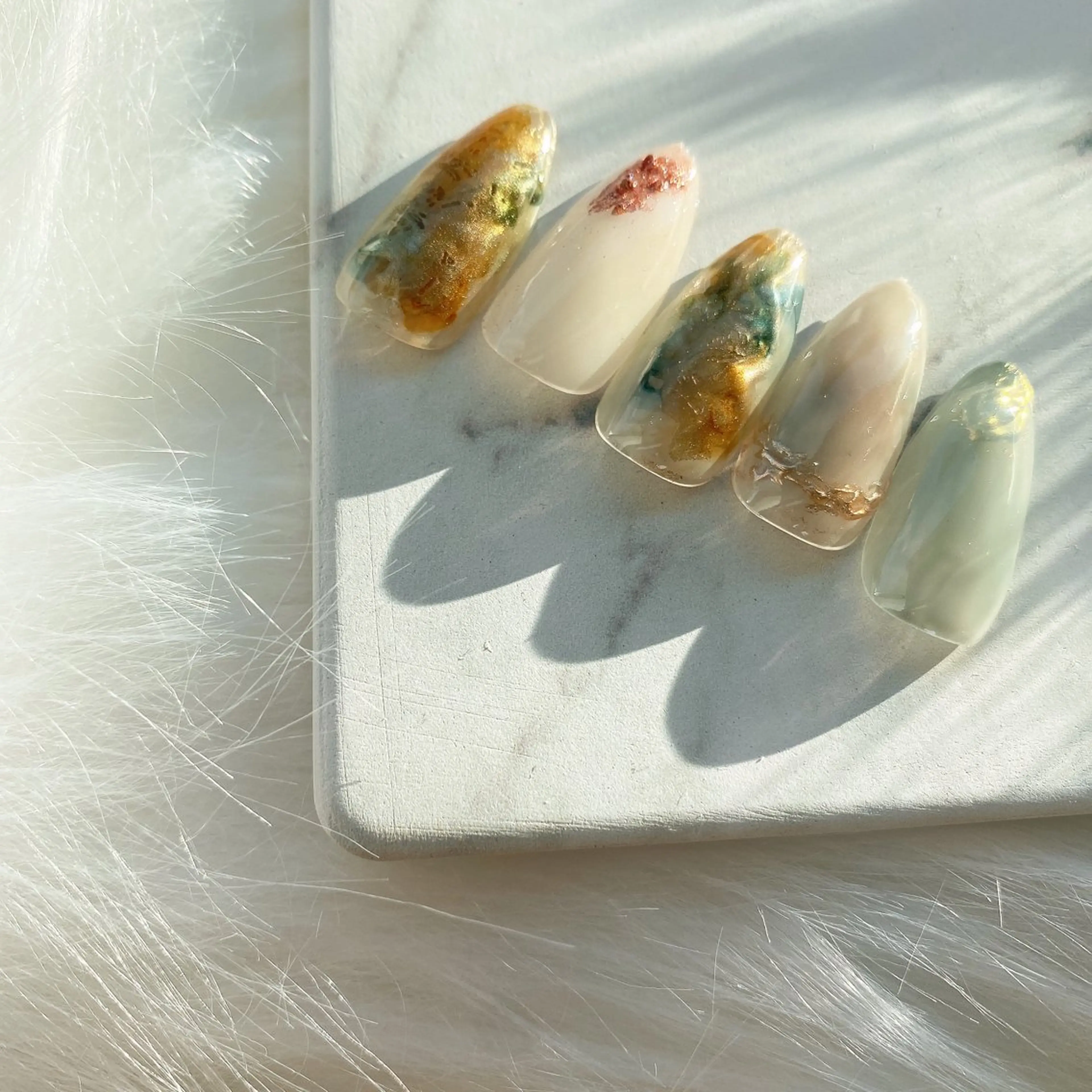 ネイル ニュアンスネイル LittleMimi Nails安土のネイルデザイン