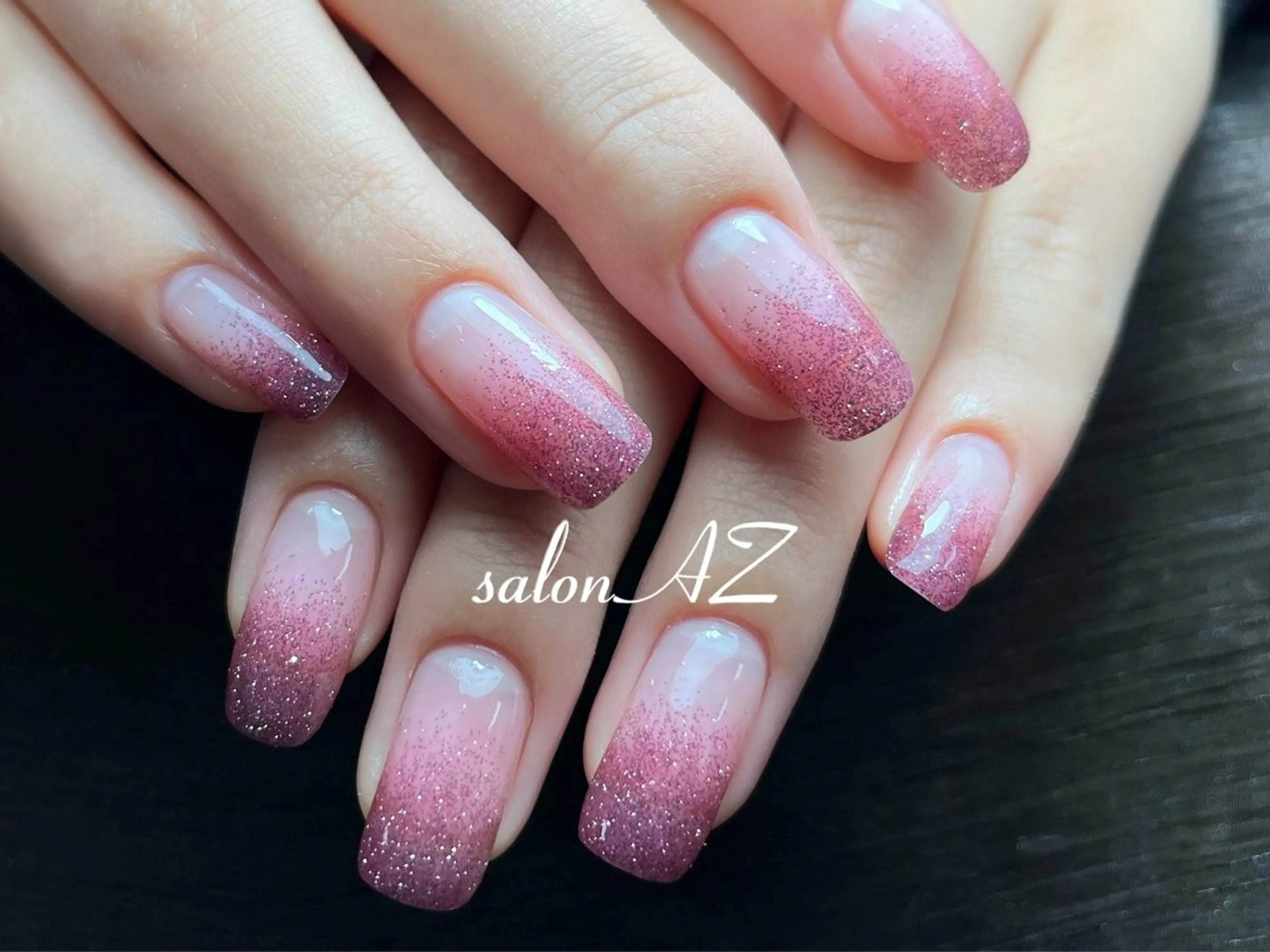 ネイル 桜ネイル 長さ出し フットネイル フレンチネイル ジェルネイル salon AZのネイルデザイン