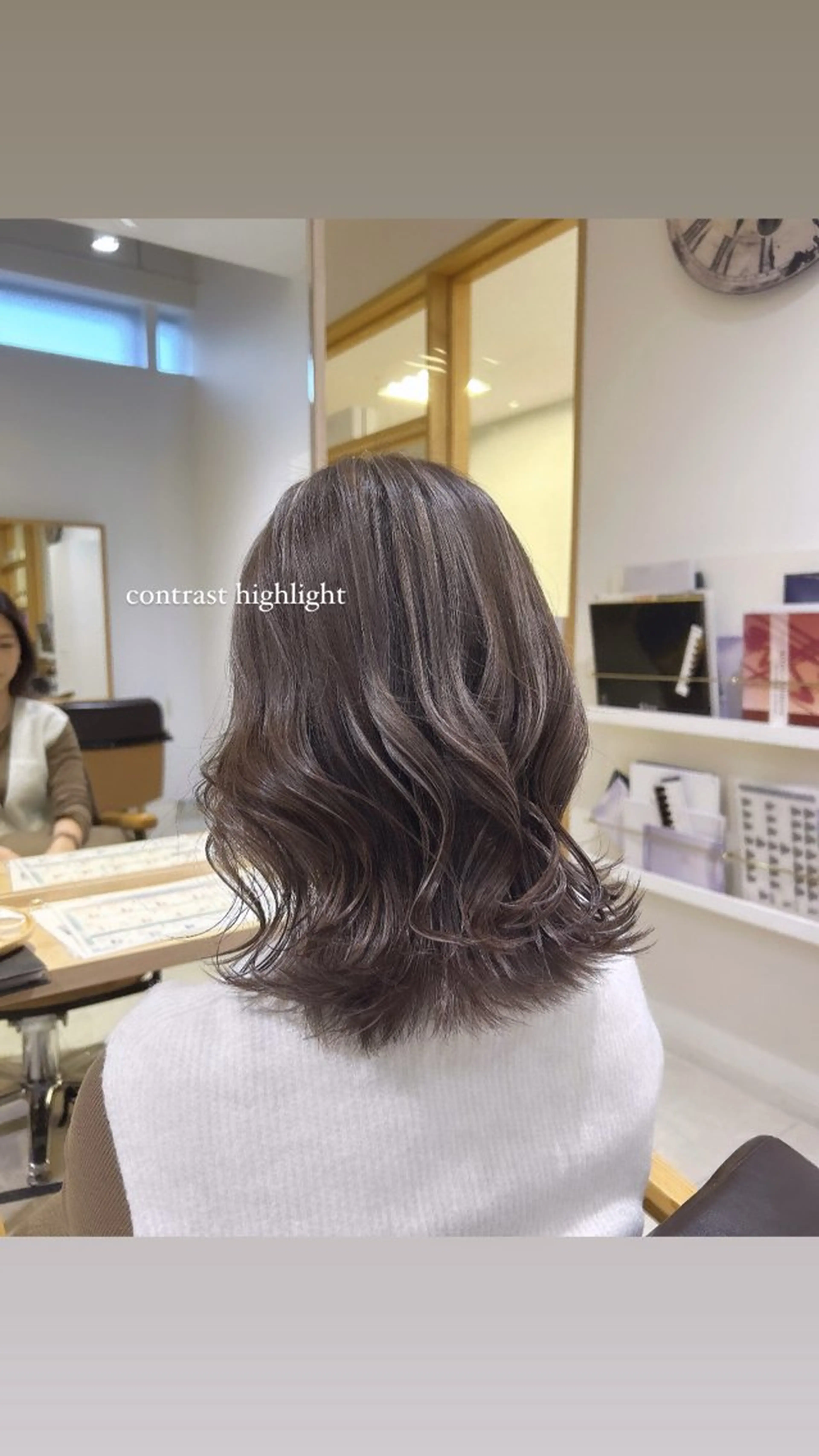 【🫧顧客様限定🫧】カット+カラー+潤いトリートメントの写真