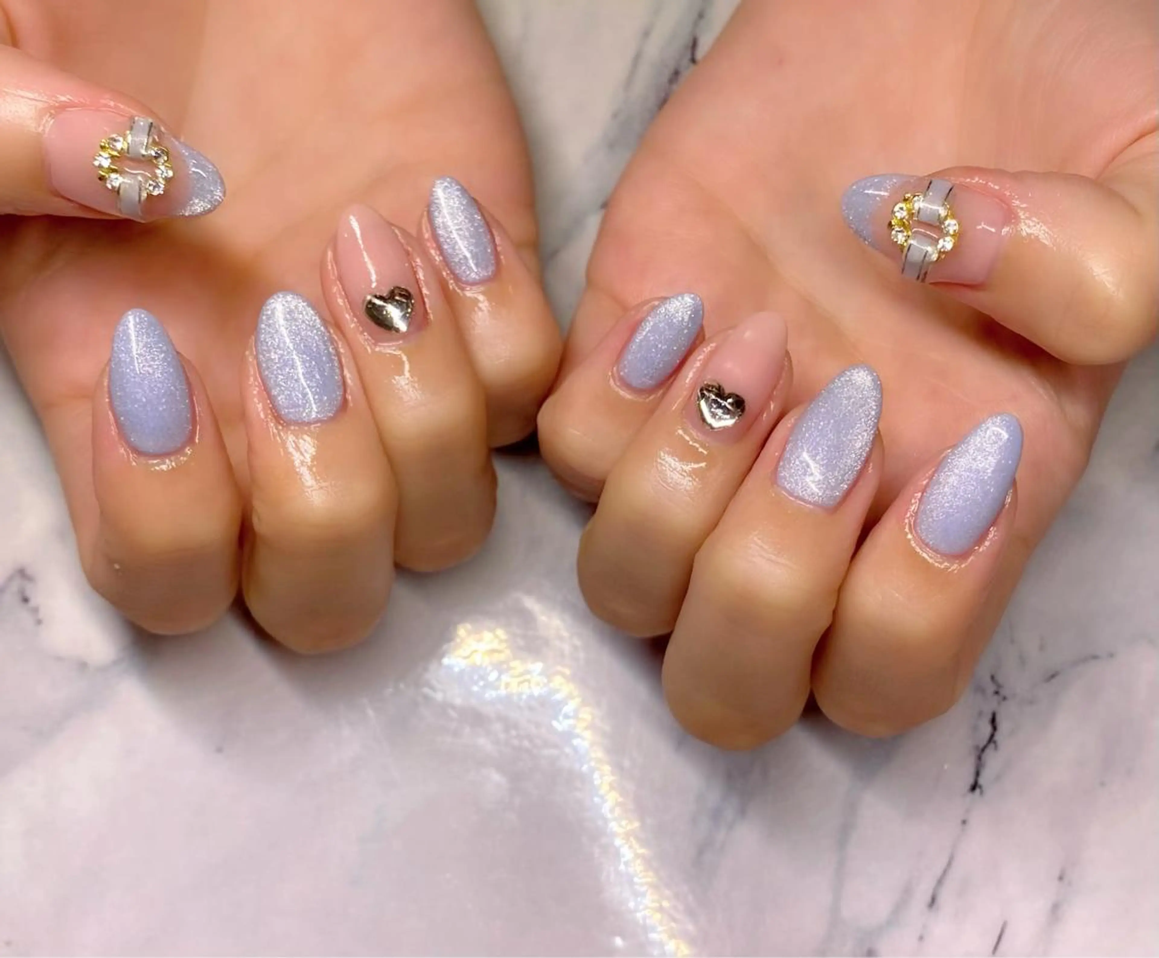 ネイル ジェルネイル マグネットネイル ハンドネイル Lino+ ネイル&よもぎ蒸しのネイルデザイン