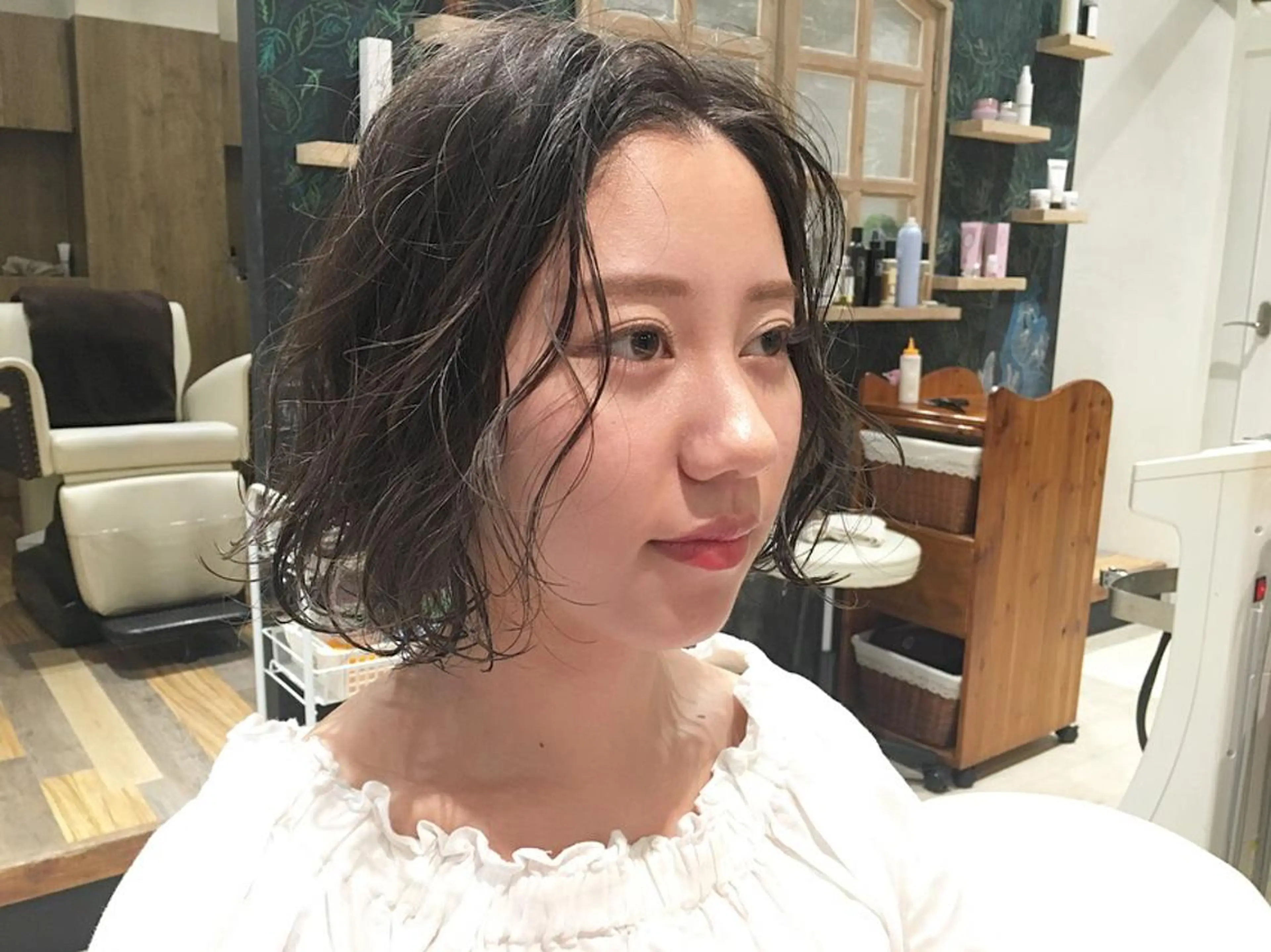 ミディアム カラー nakahara madokaのヘアスタイル