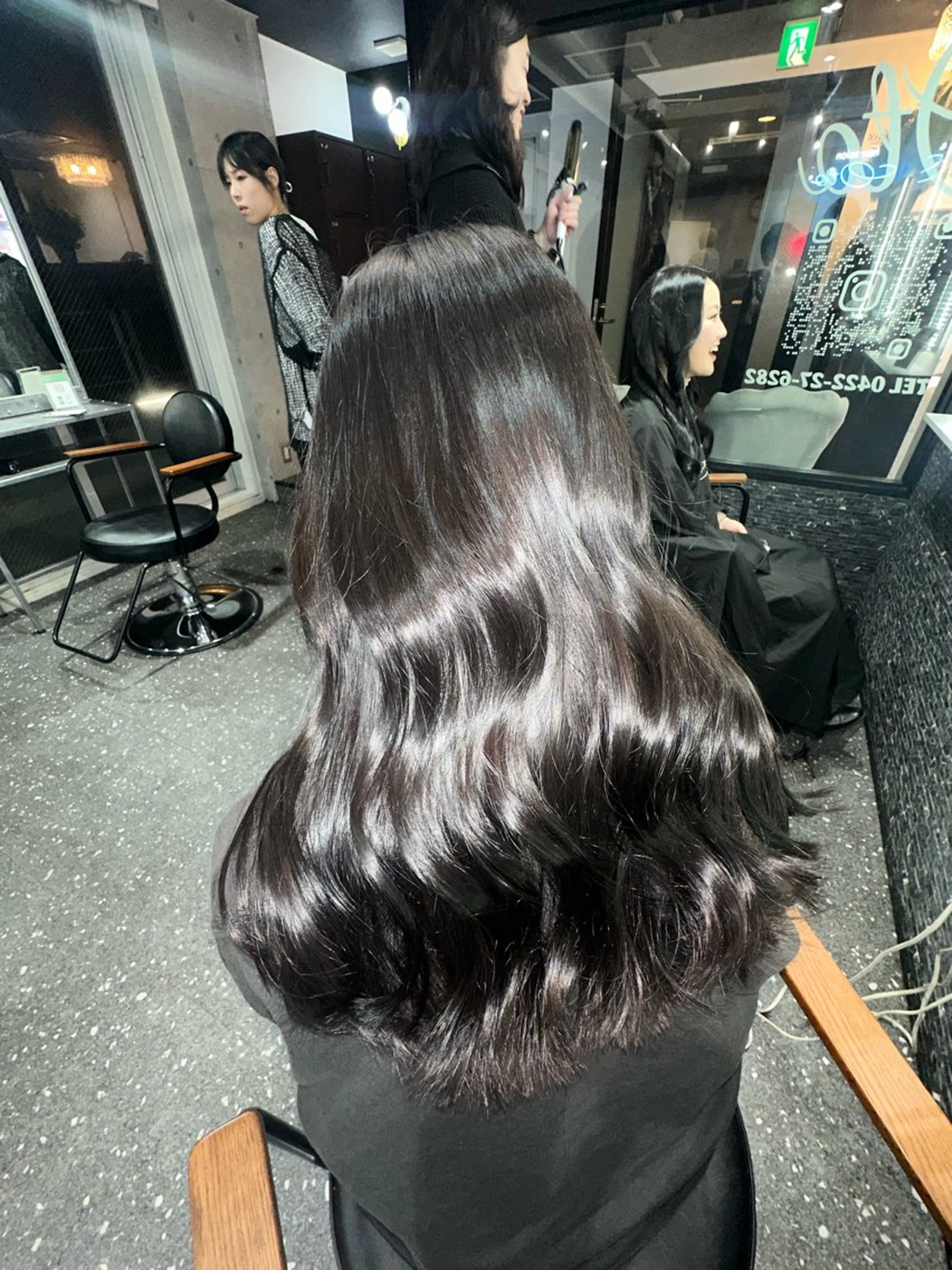 ロング カラー カット ヘアカラー トリートメント 髪質改善⭐️縮毛矯正 中野⭐️Rinaのヘアスタイル