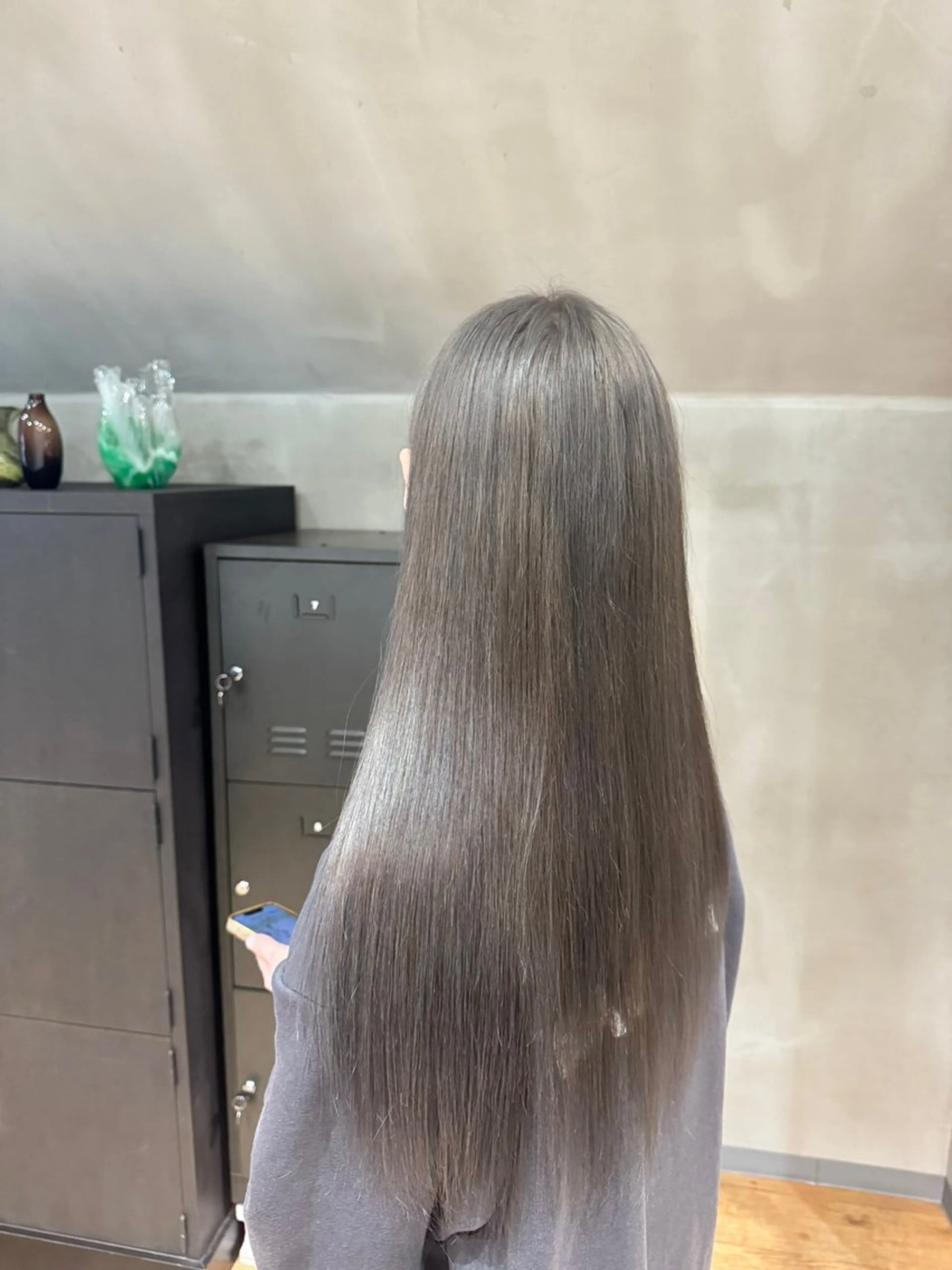 ロング カラー Hina/ハイライト 、パーマモデル募集中のヘアスタイル