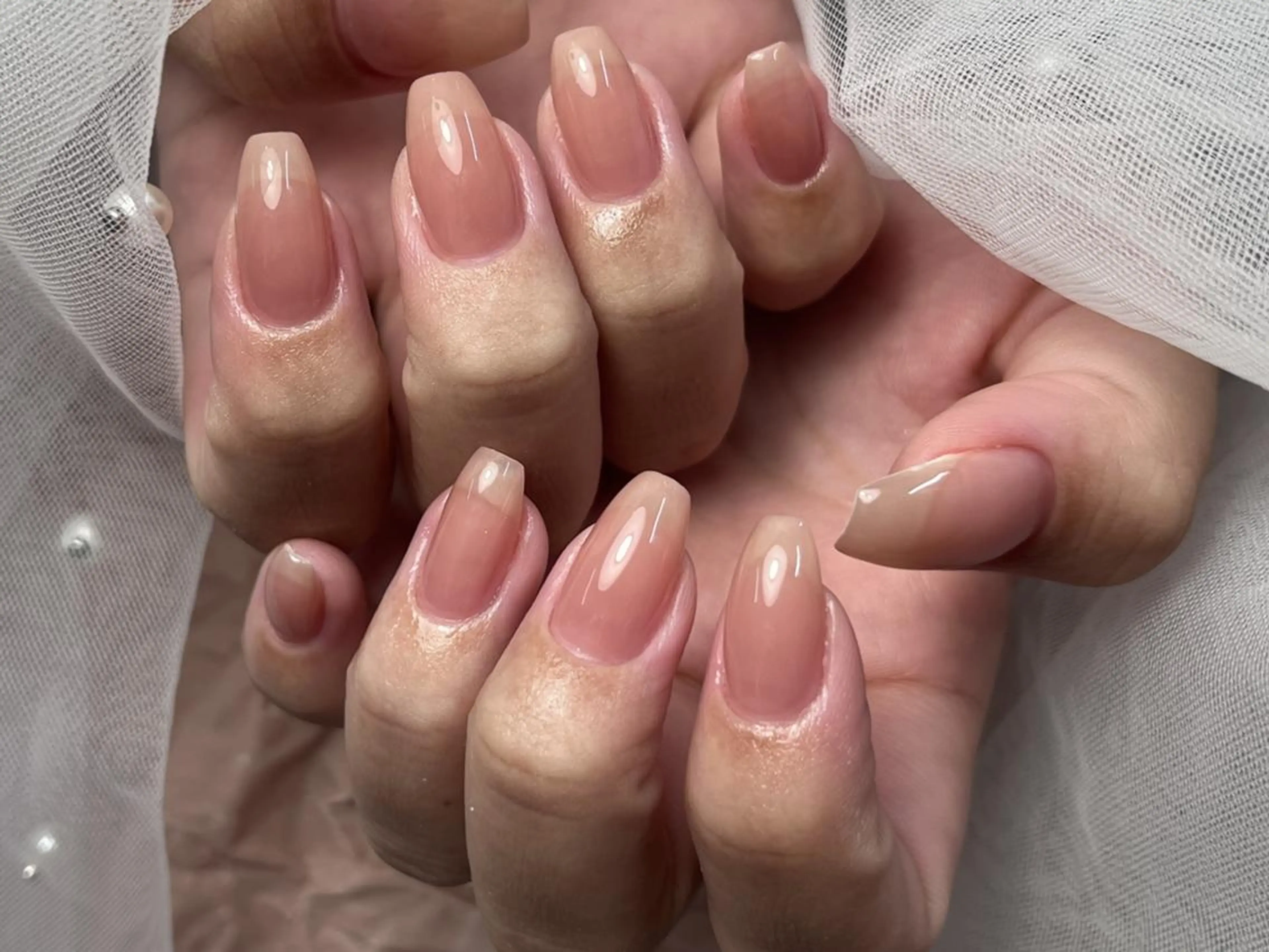 ネイル グラデーション オフィスネイル シンプルネイル ハンドネイル ToliyDeliy Nail Salonのネイルデザイン