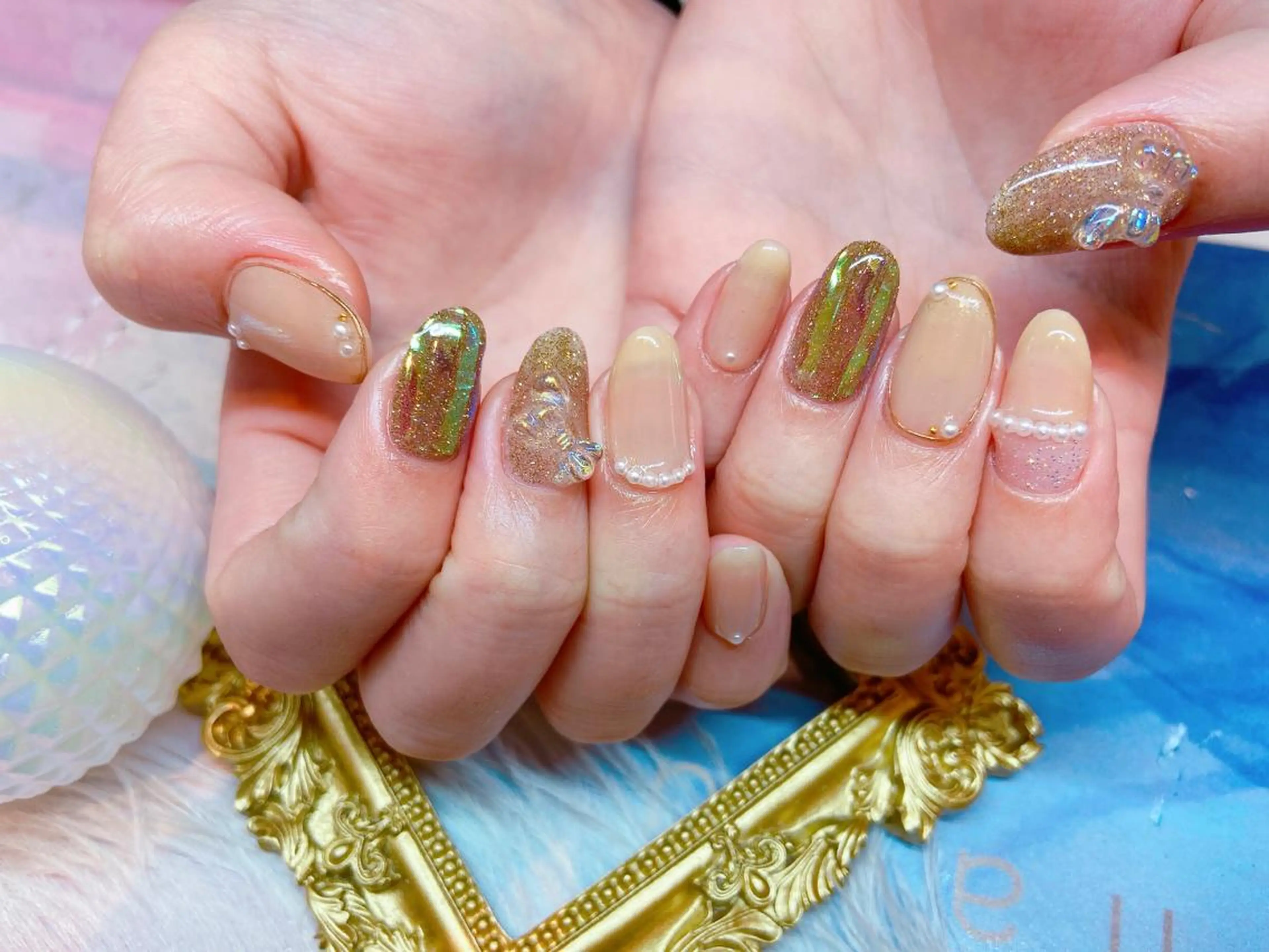 ネイル 長さだし専門店 M2　rikaのネイルデザイン