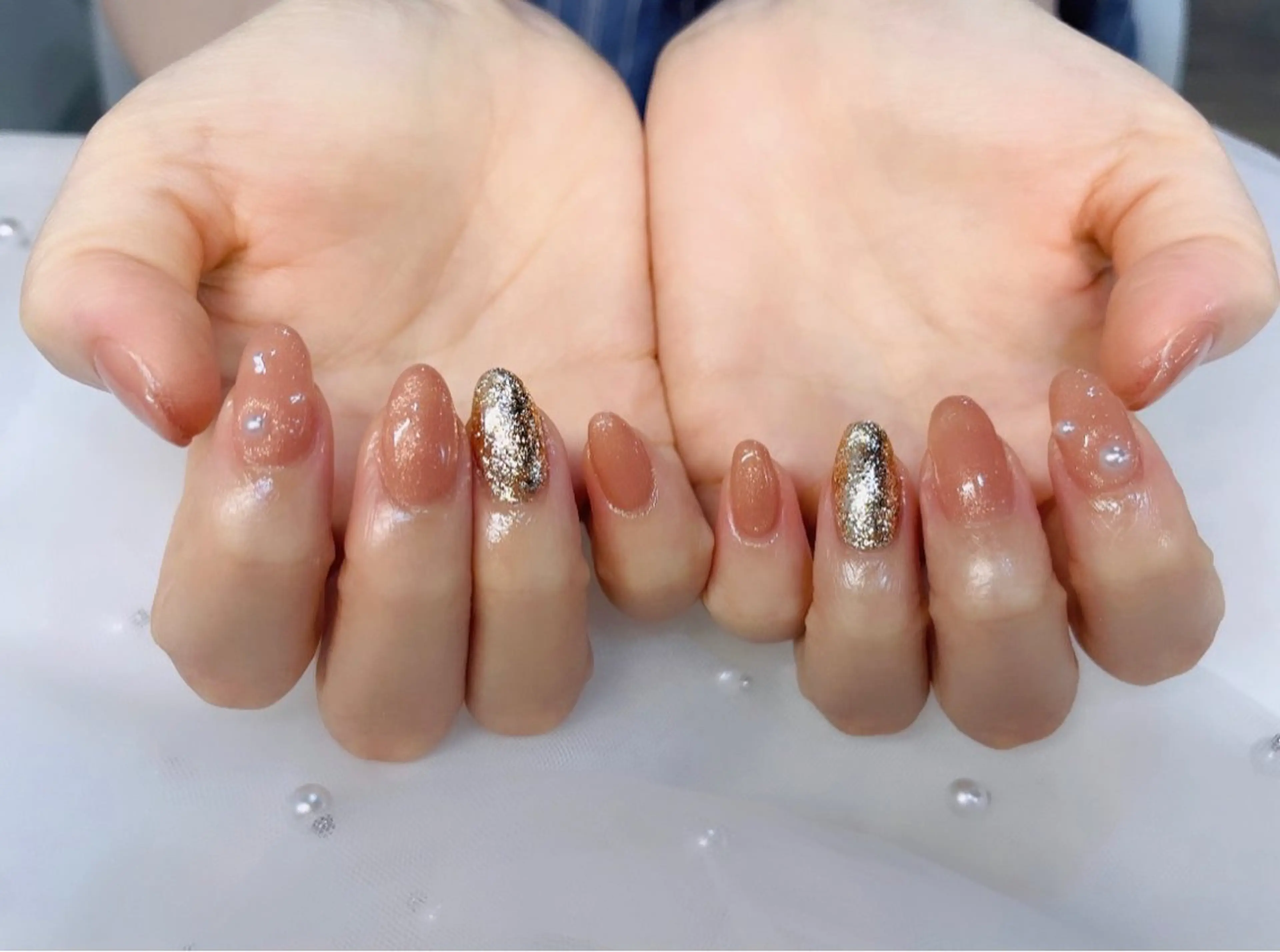 ネイル ワンカラーネイル シンプルネイル ハンドネイル HazeGrass NAILのネイルデザイン