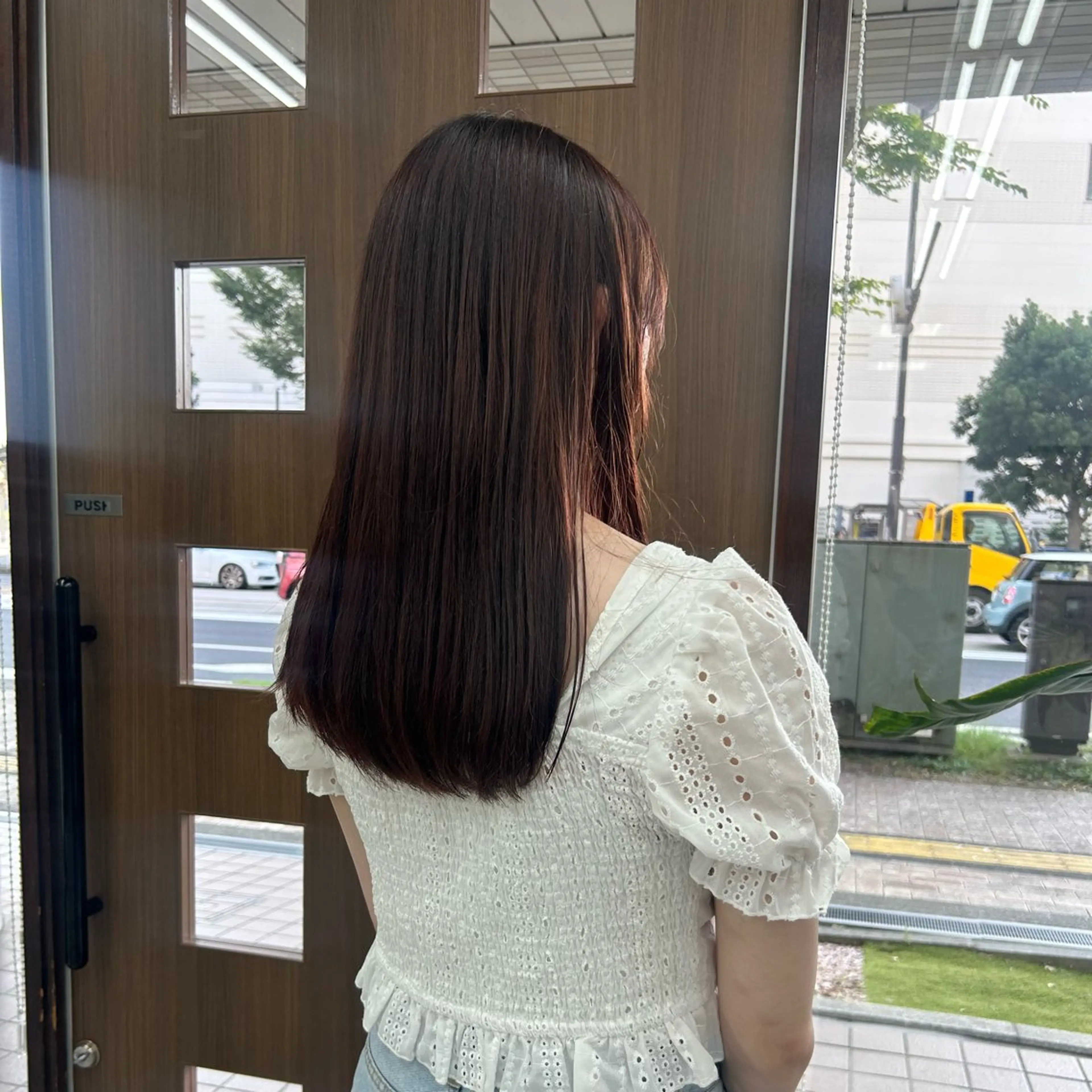 ロング ピンクブラウン ダブルカラー/韓国 ヘア/さわのあかねのヘアスタイル