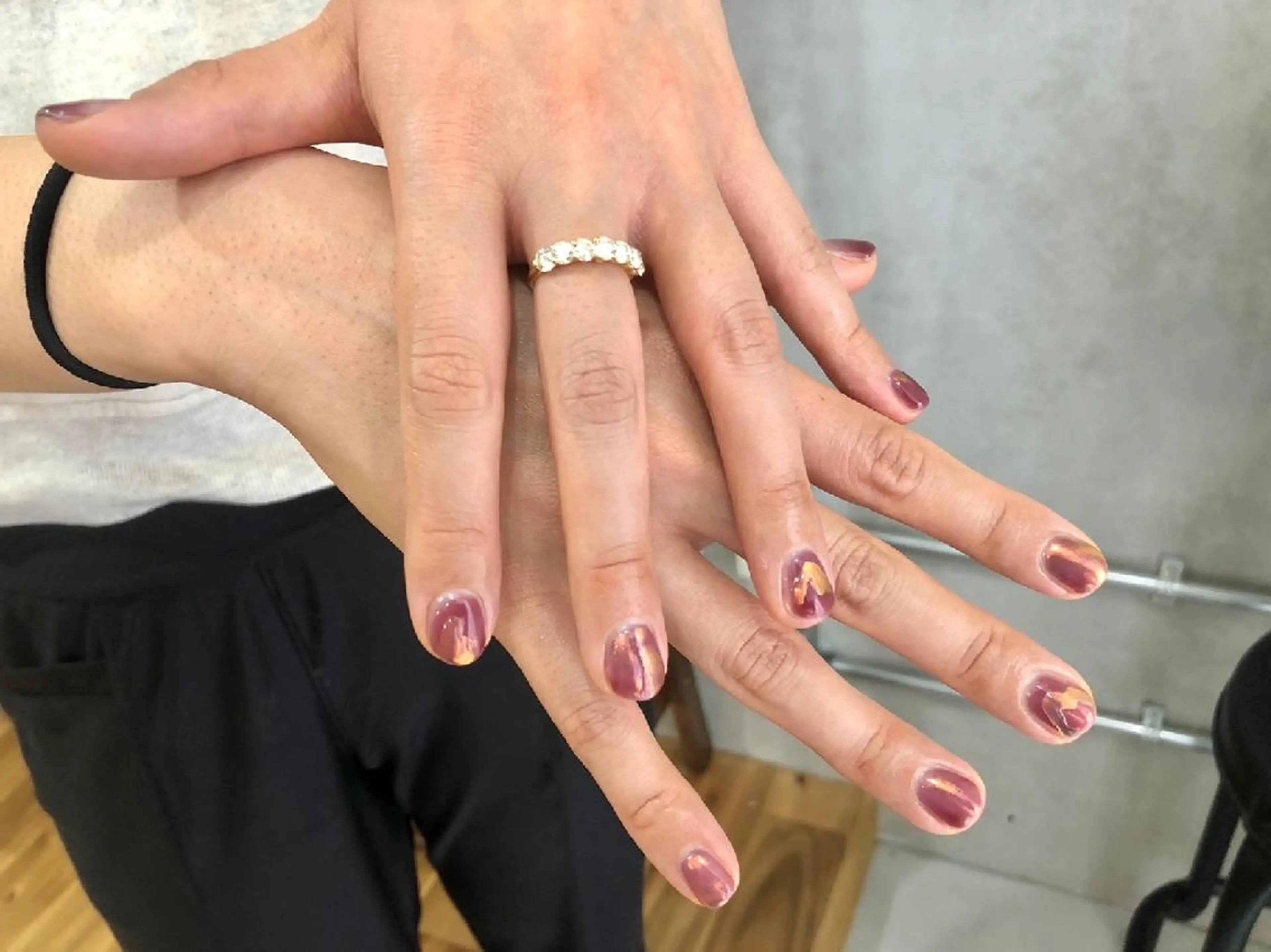 ネイル アートネイル 持ち込み VIBLISS福岡店 yurichanのネイルデザイン