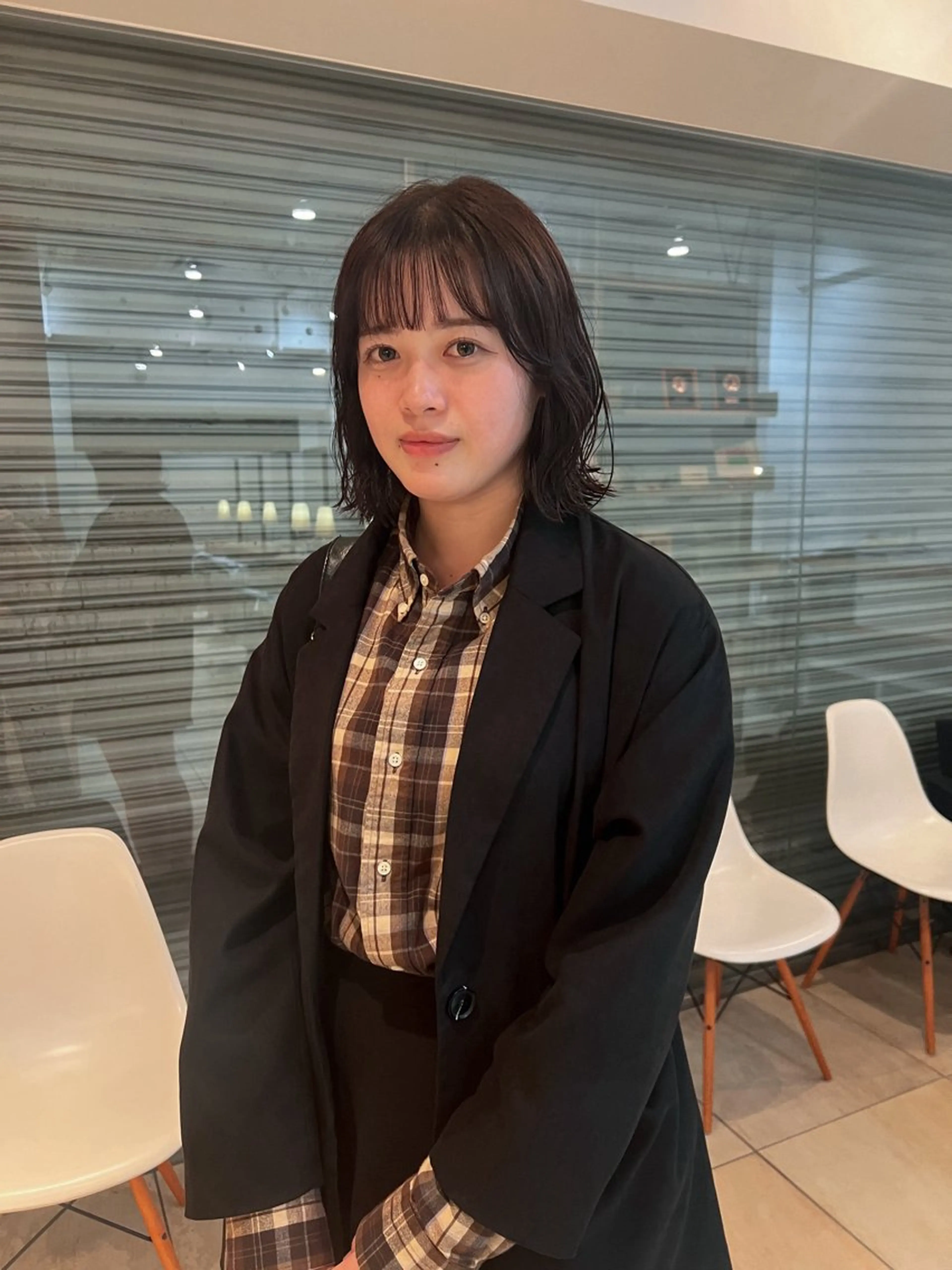 ボブカット＋パーマの写真