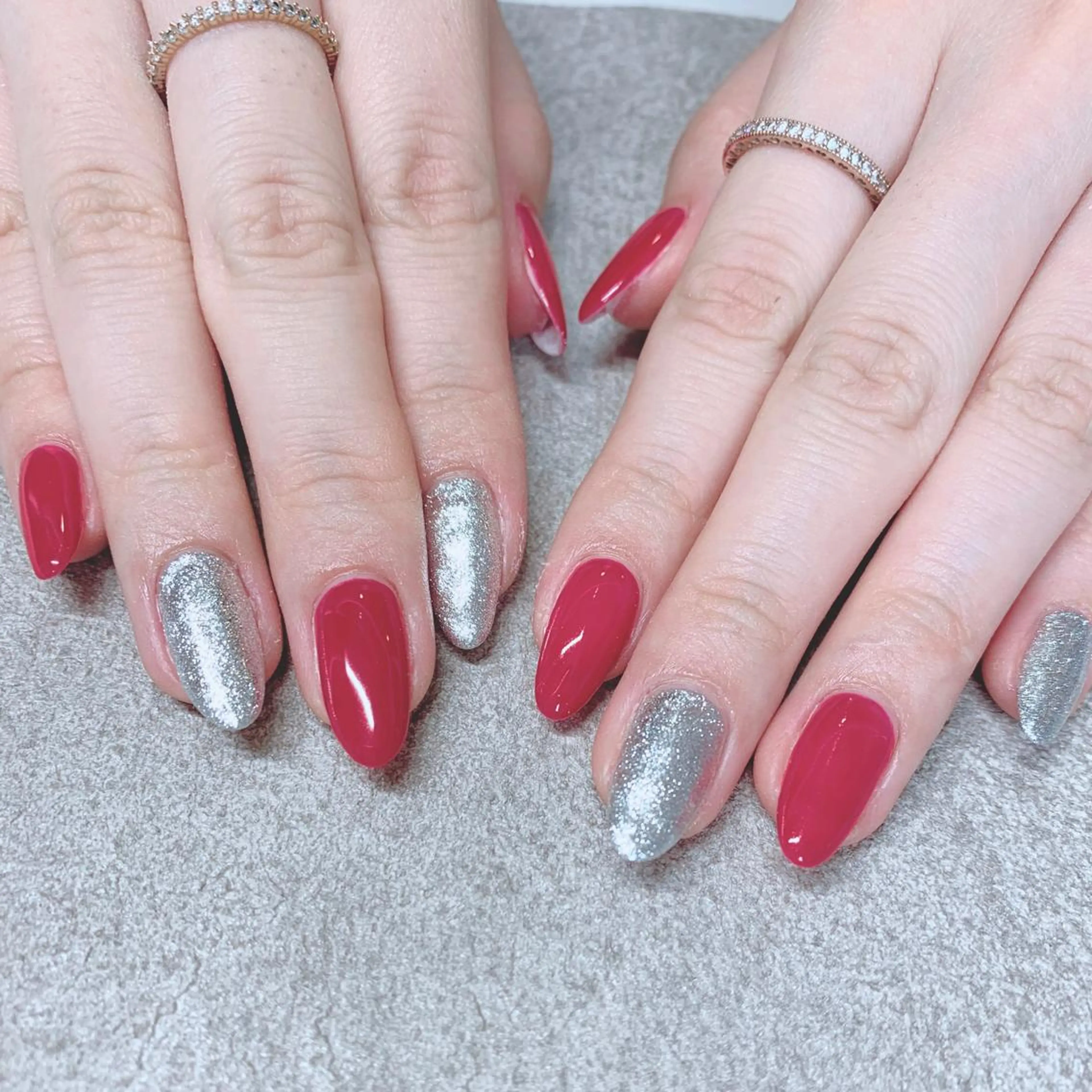 カラー ネイル ハンドネイル Cozy_ ilumのネイルデザイン