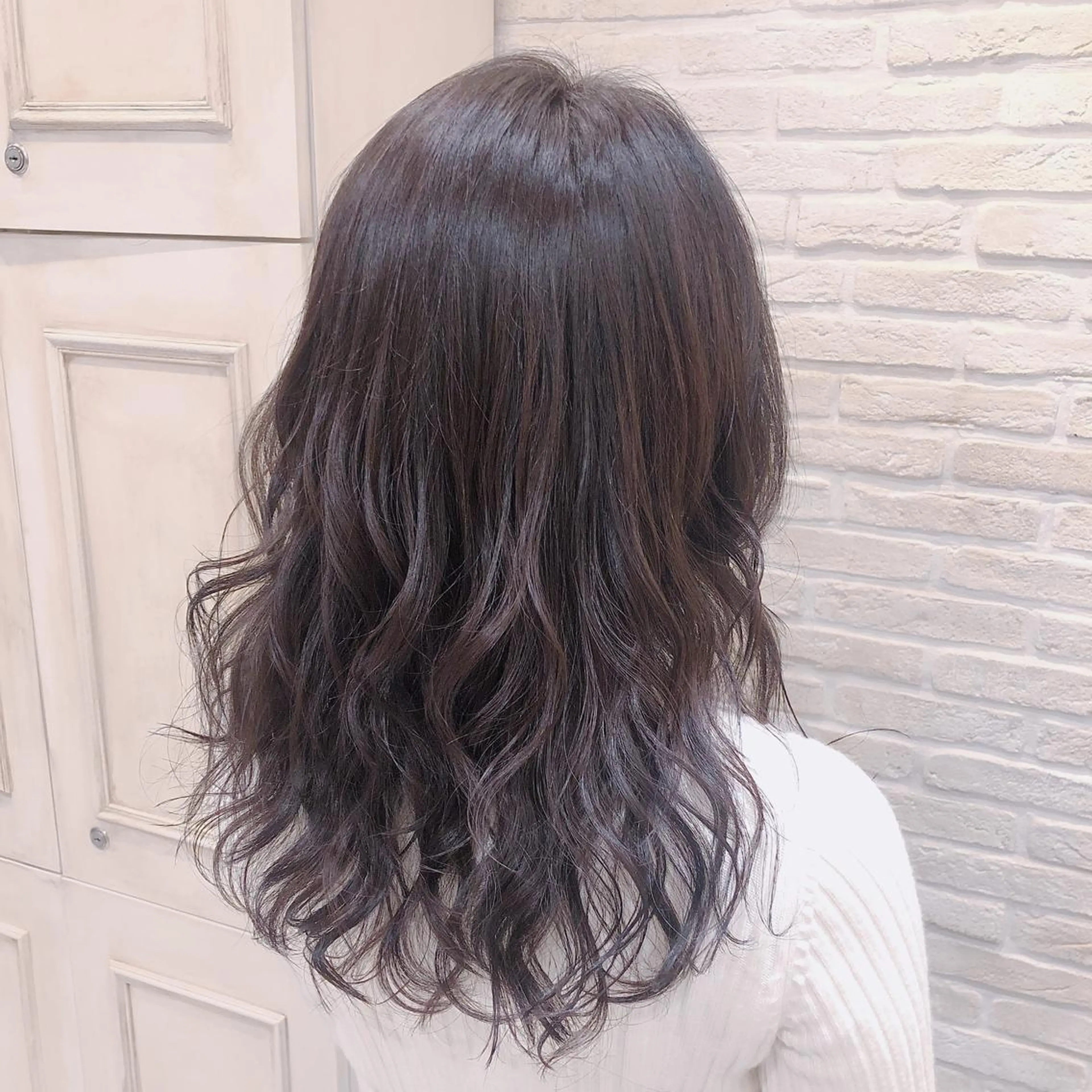 セミロング 透明感カラー💖 Stylist佐藤澪のマツエク・マツパデザイン