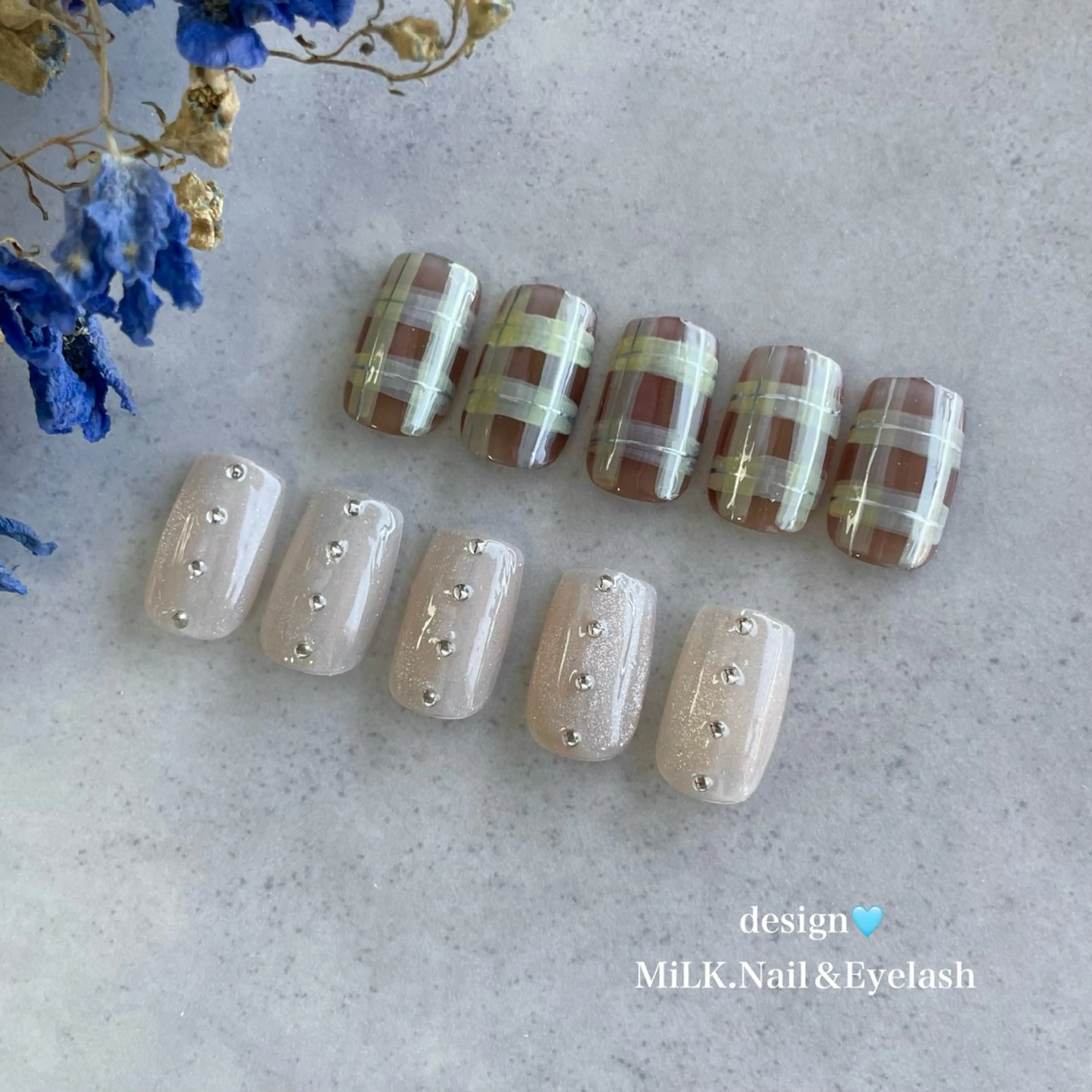 ネイル ハンドネイル MiLK.   Nail&Eyelash所属・MiLK. wakaのマツエク・マツパデザイン