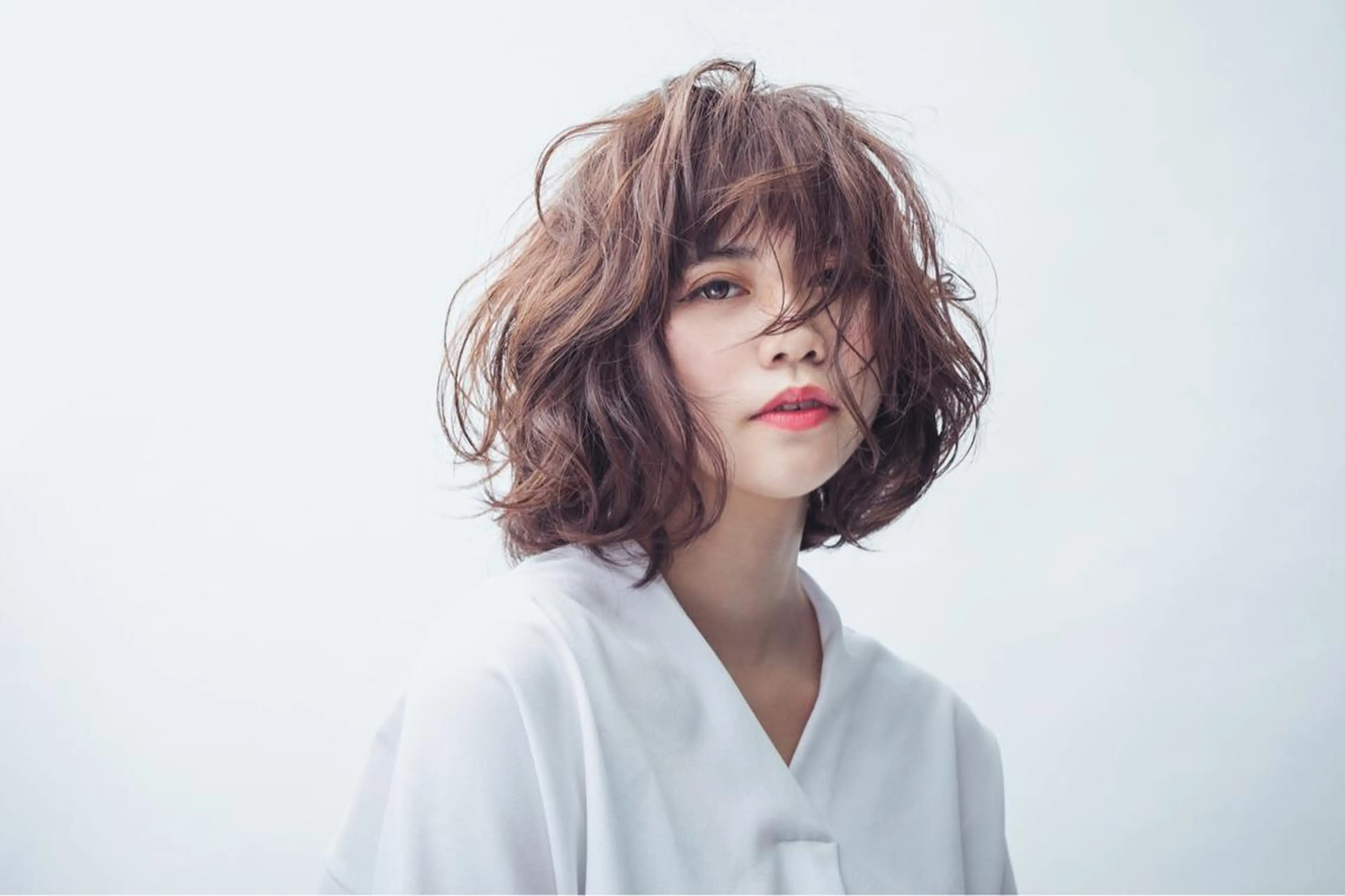 ミディアム ヘアーズベリー 藤本のヘアスタイル