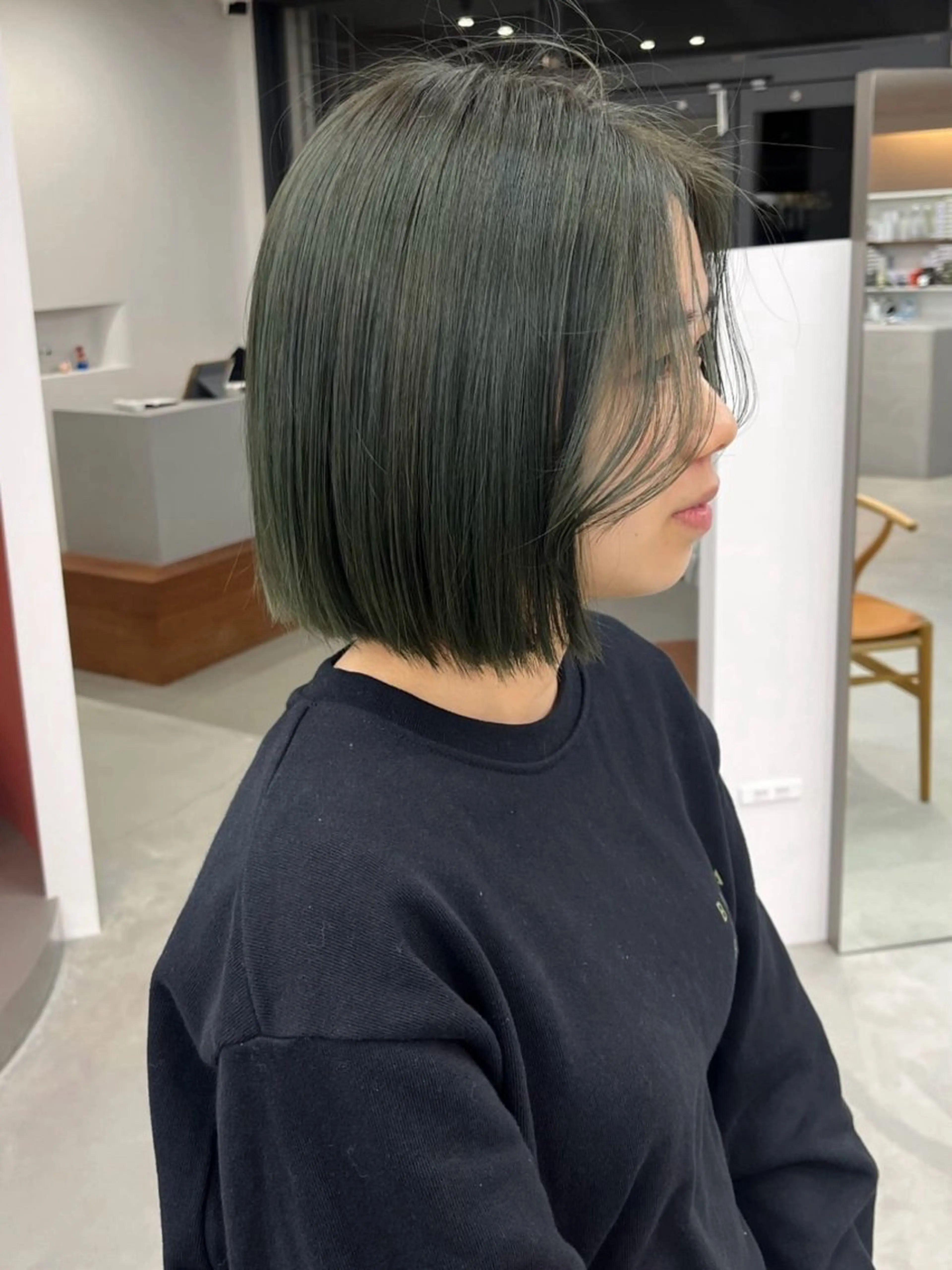 カラー 🪻韓国カット 🤍yuanのヘアスタイル