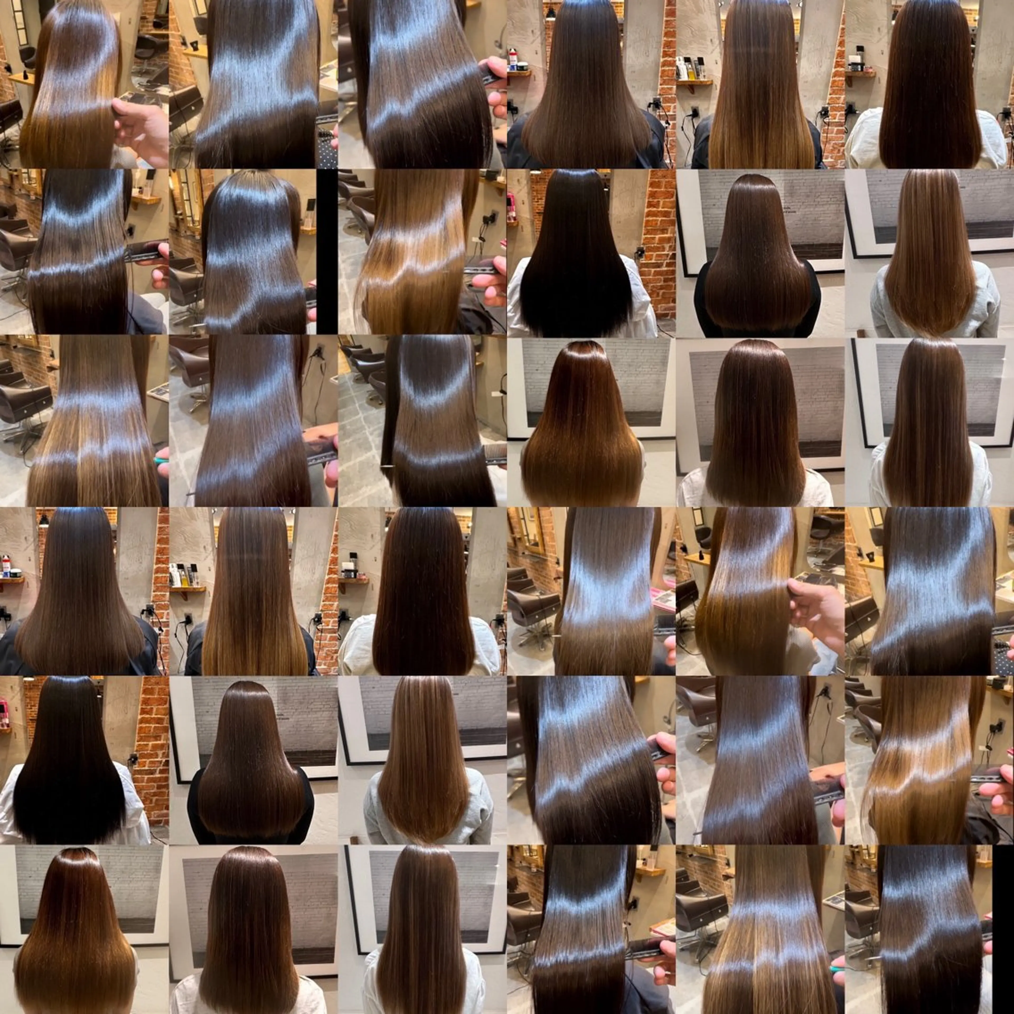 ロング トリートメント 縮毛矯正 トリートメント 佐藤/本物志向の 髪質改善サロンのヘアスタイル