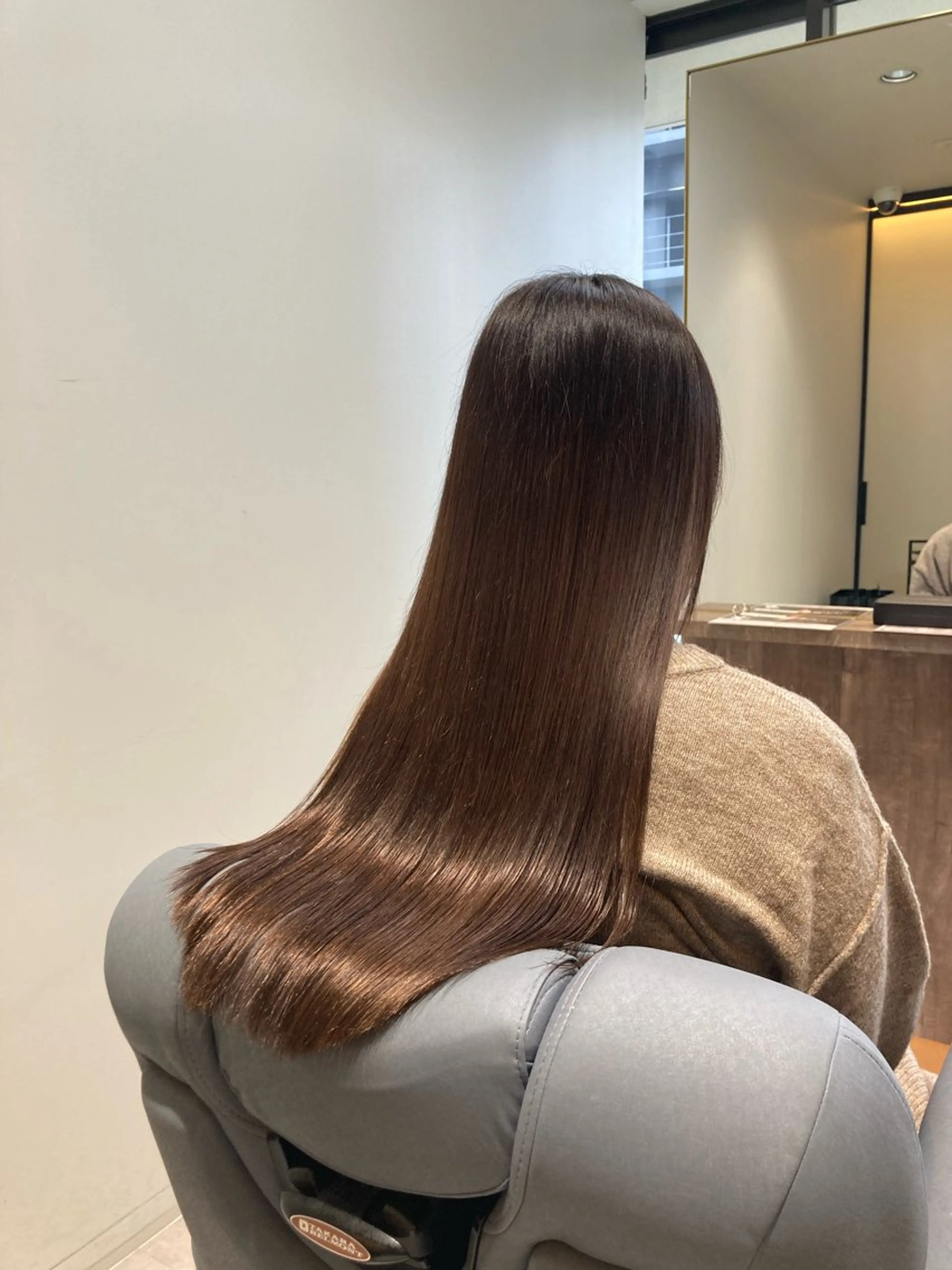 ロング トリートメント ヘアカラー トリートメント ピンクカラー🎀 米津 美佑のヘアスタイル