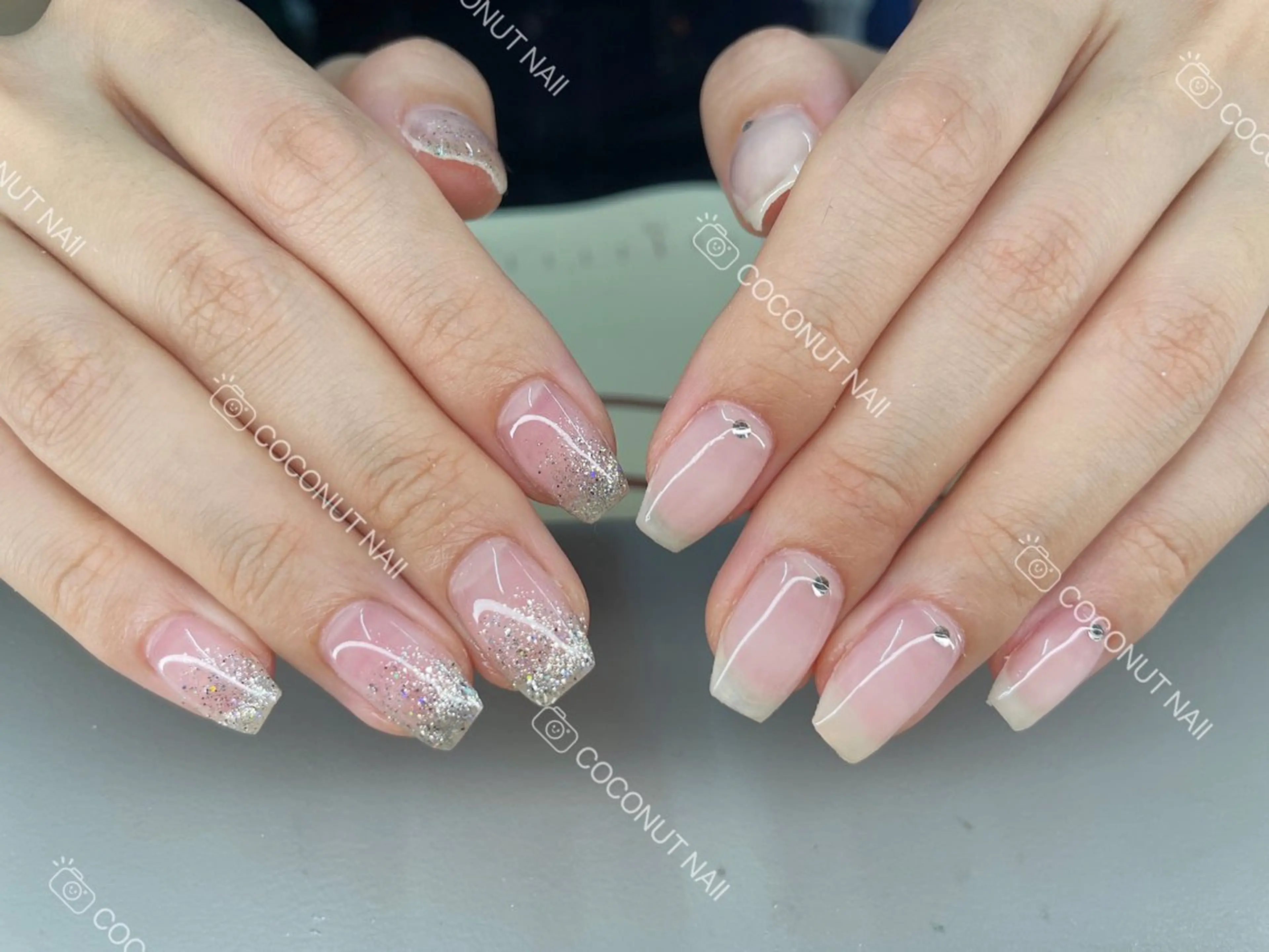 ネイル ハンドネイル 神田 ココナッツのネイルデザイン