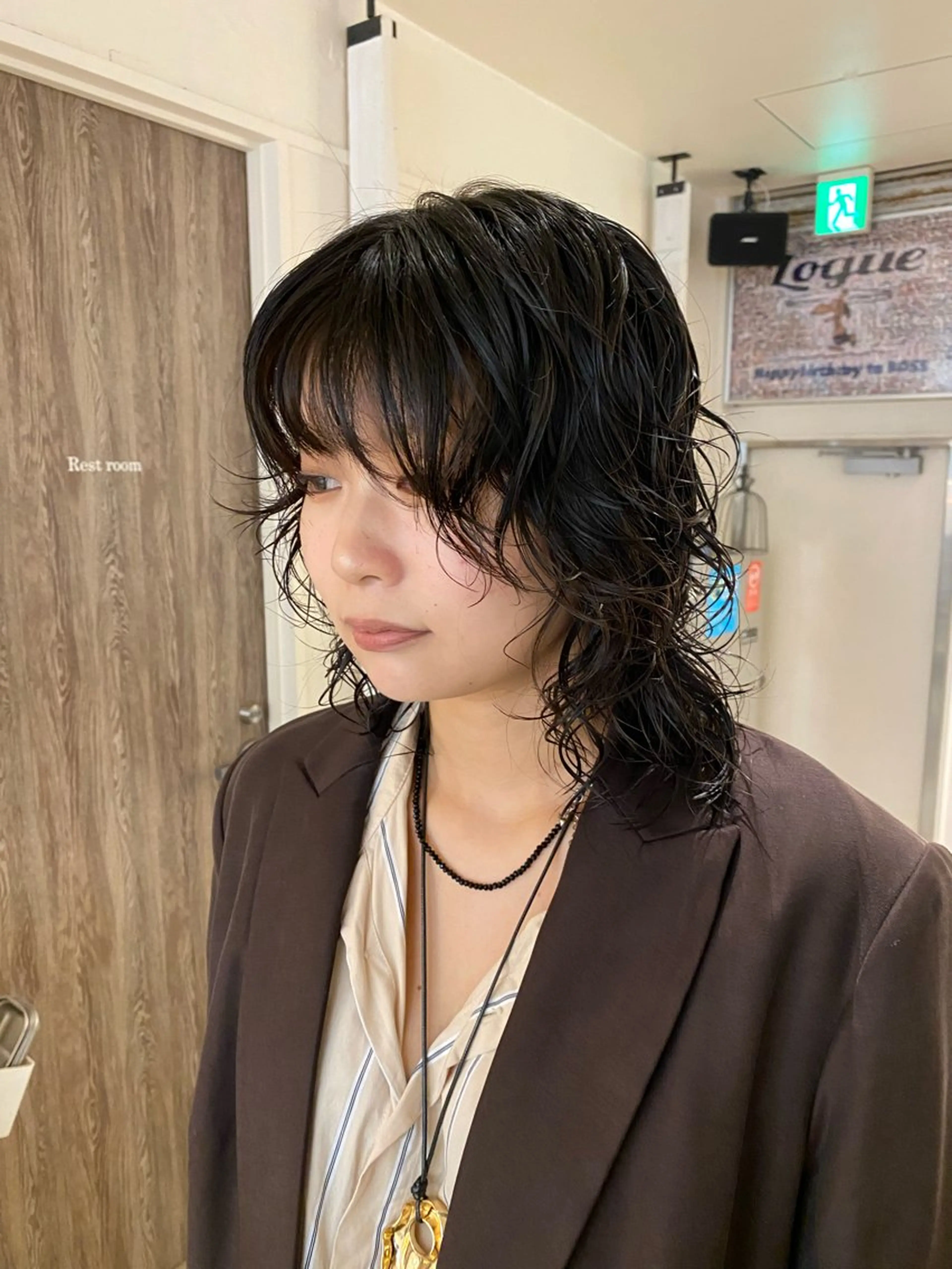 ミディアム パーマ カット パーマ ナチュラルヘア🫧 ナナミのヘアスタイル