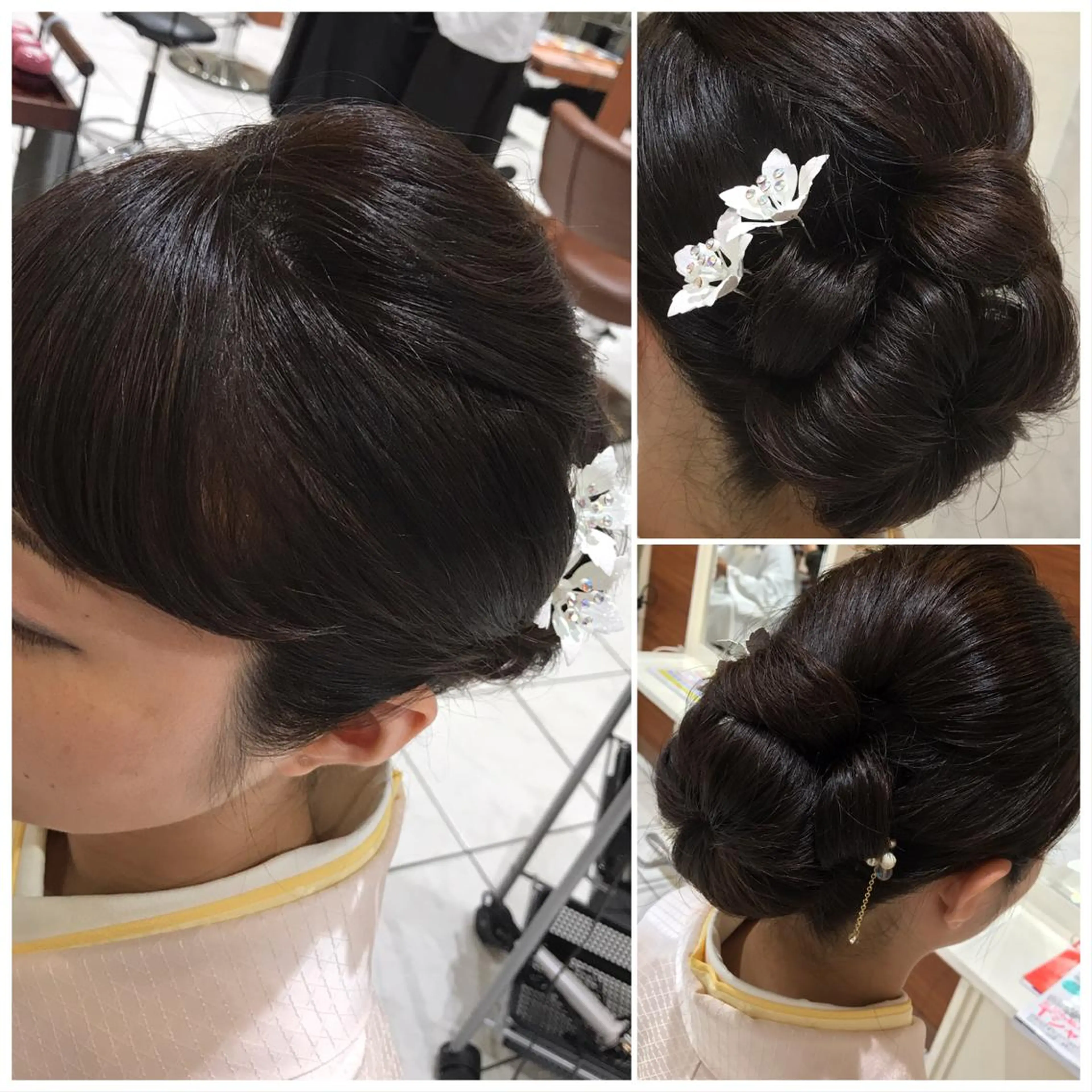 ミディアム ヘアアレンジ 着物ヘア テラモト カズヨシのヘアスタイル