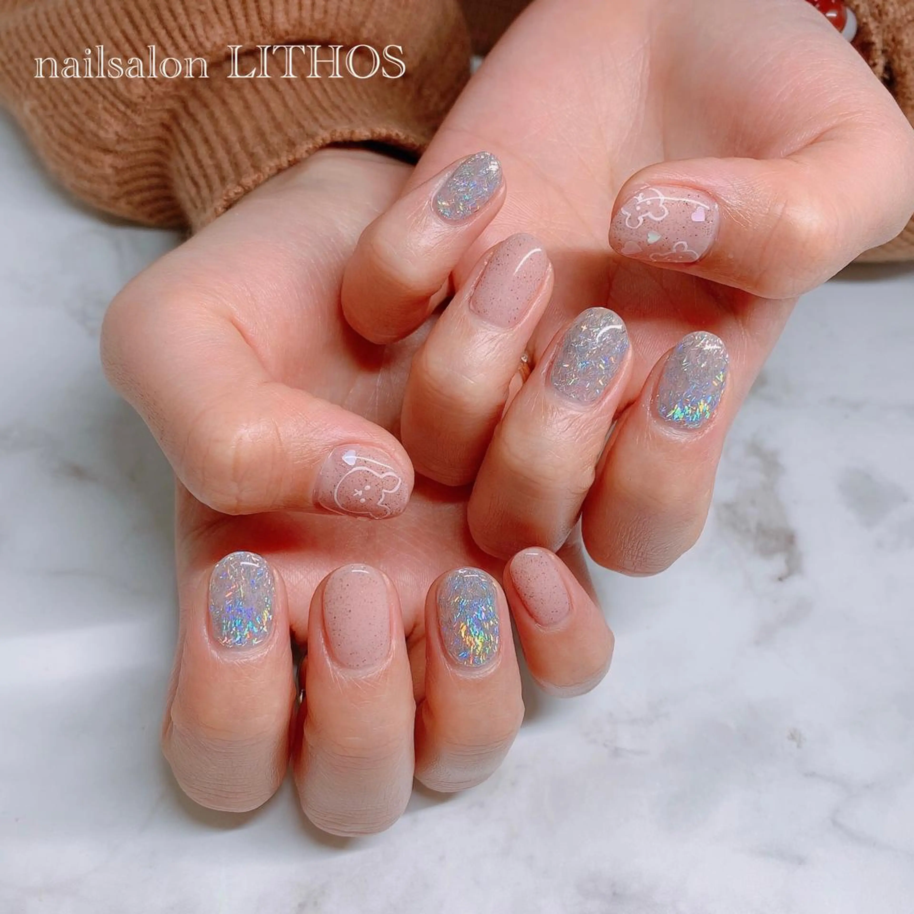 ショート ハンドネイル nailsalon Lithos所属・nailsalon Recontreのネイルデザイン