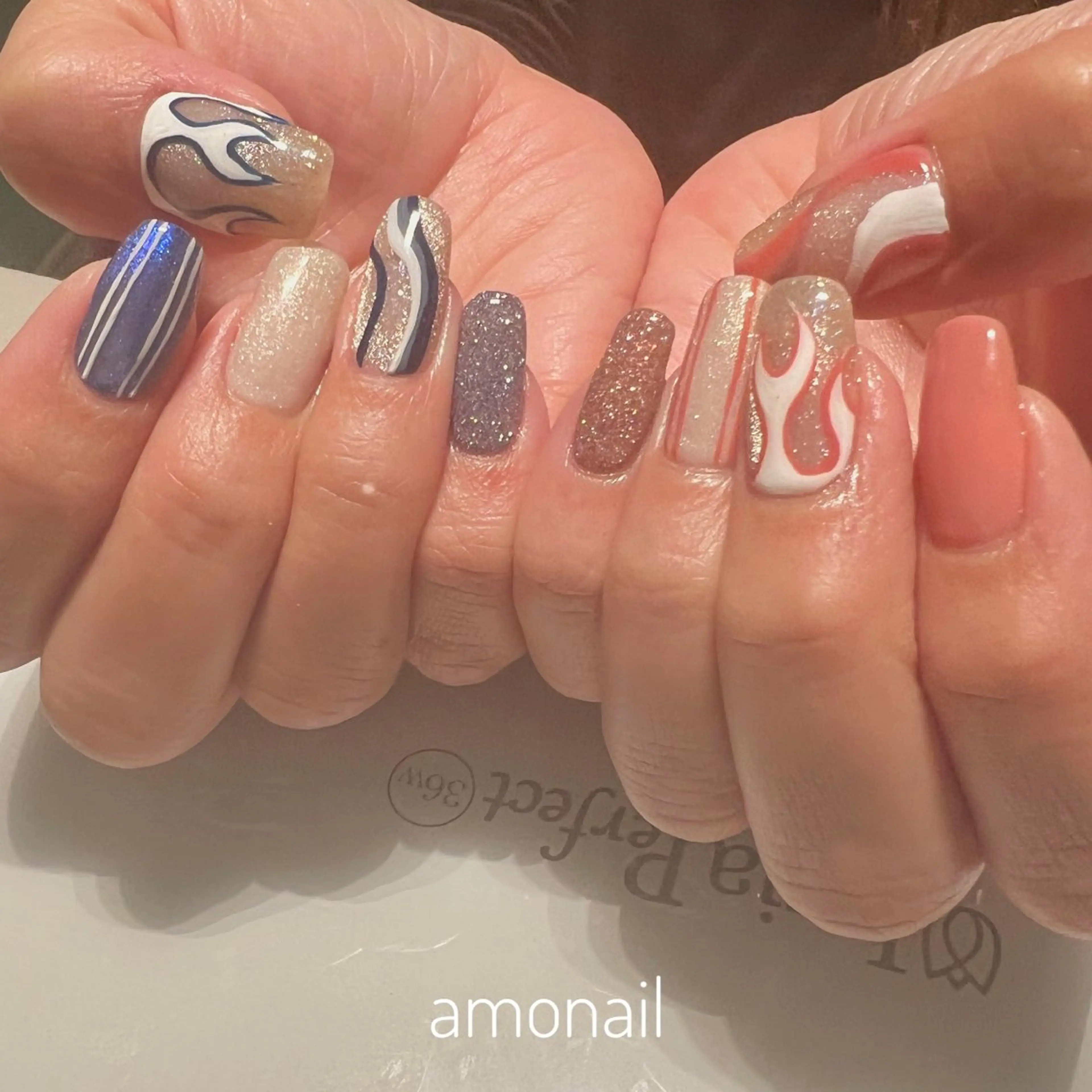 ネイル グリーン 唐笠 祥子のその他イメージ