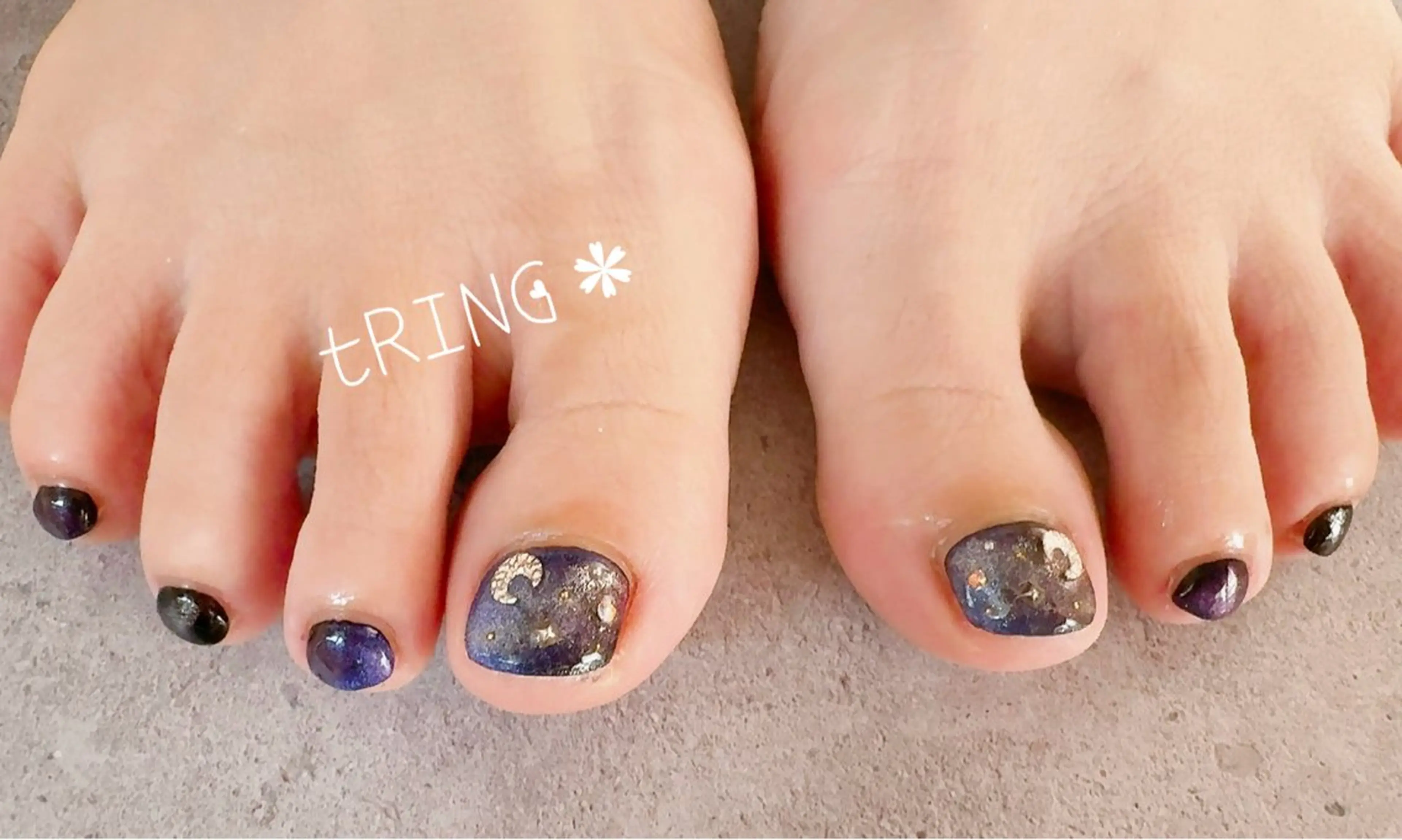 ネイル フットネイル tRING＊ しいの木台のネイルデザイン