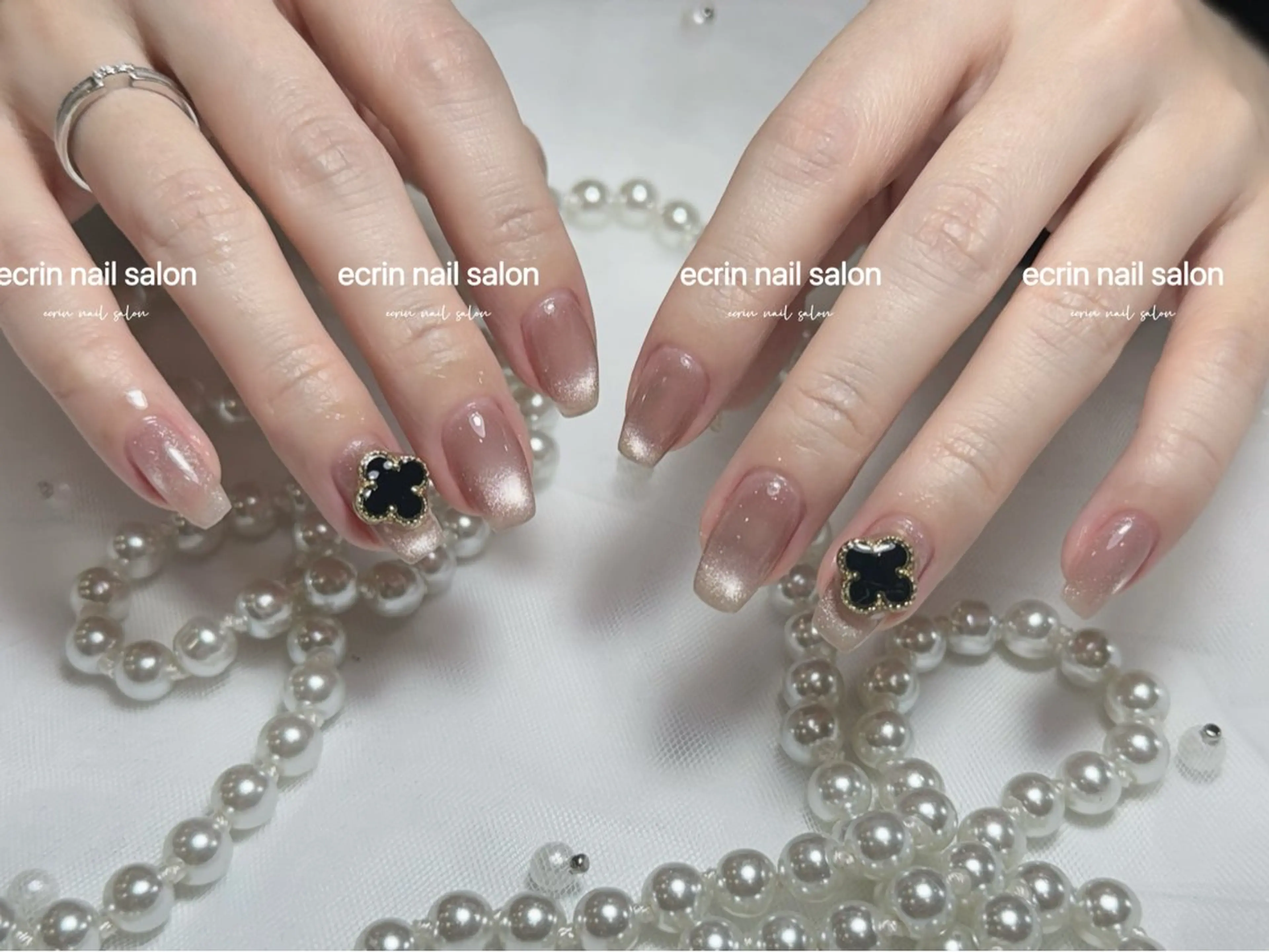 ネイル マグネットネイル ハンドネイル ハンドケア ecrin nail salon錦糸町のネイルデザイン