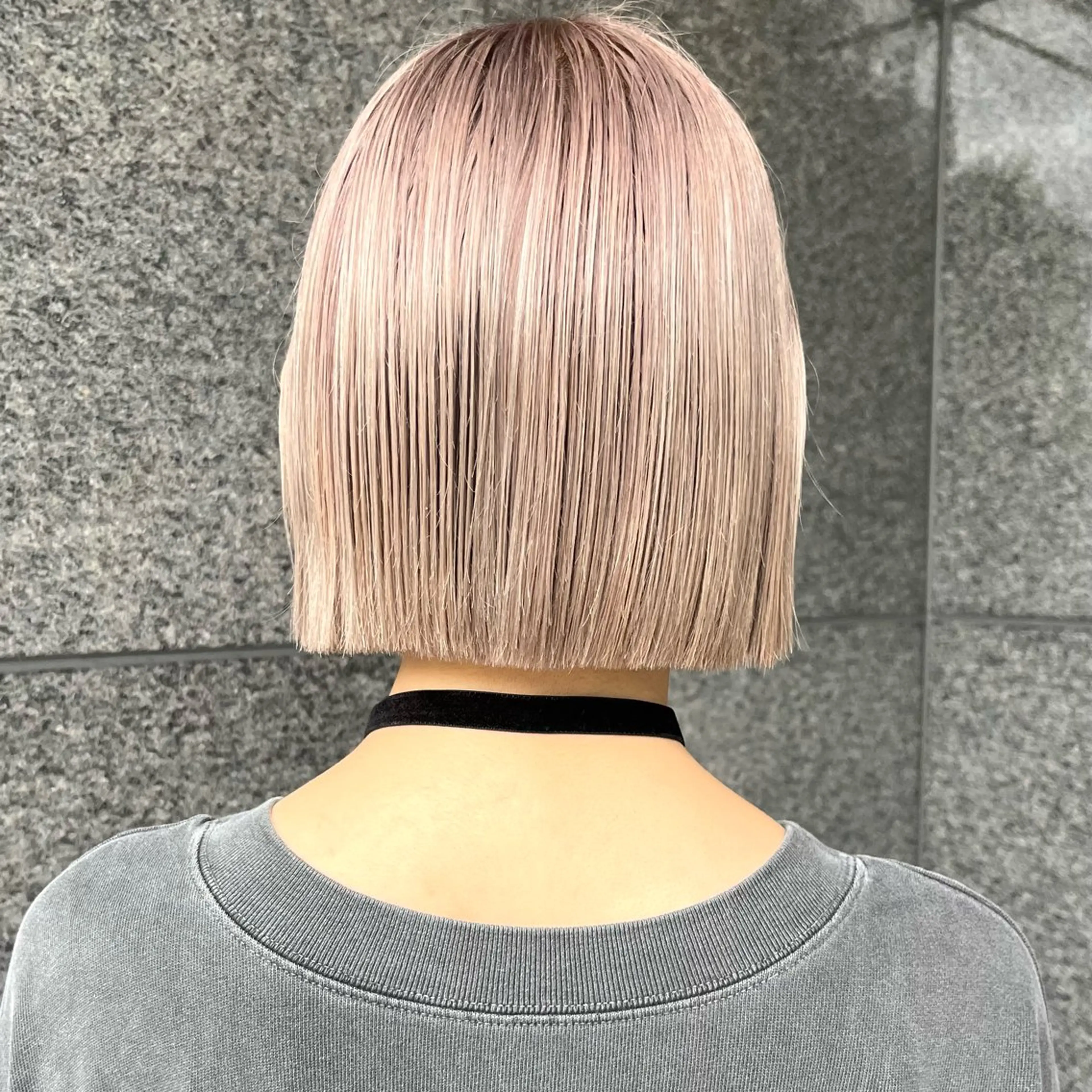 ショート カット ヘアカラー トリートメント ボブ/ショートボブ/ 岡山駅/別曽遥也のヘアスタイル