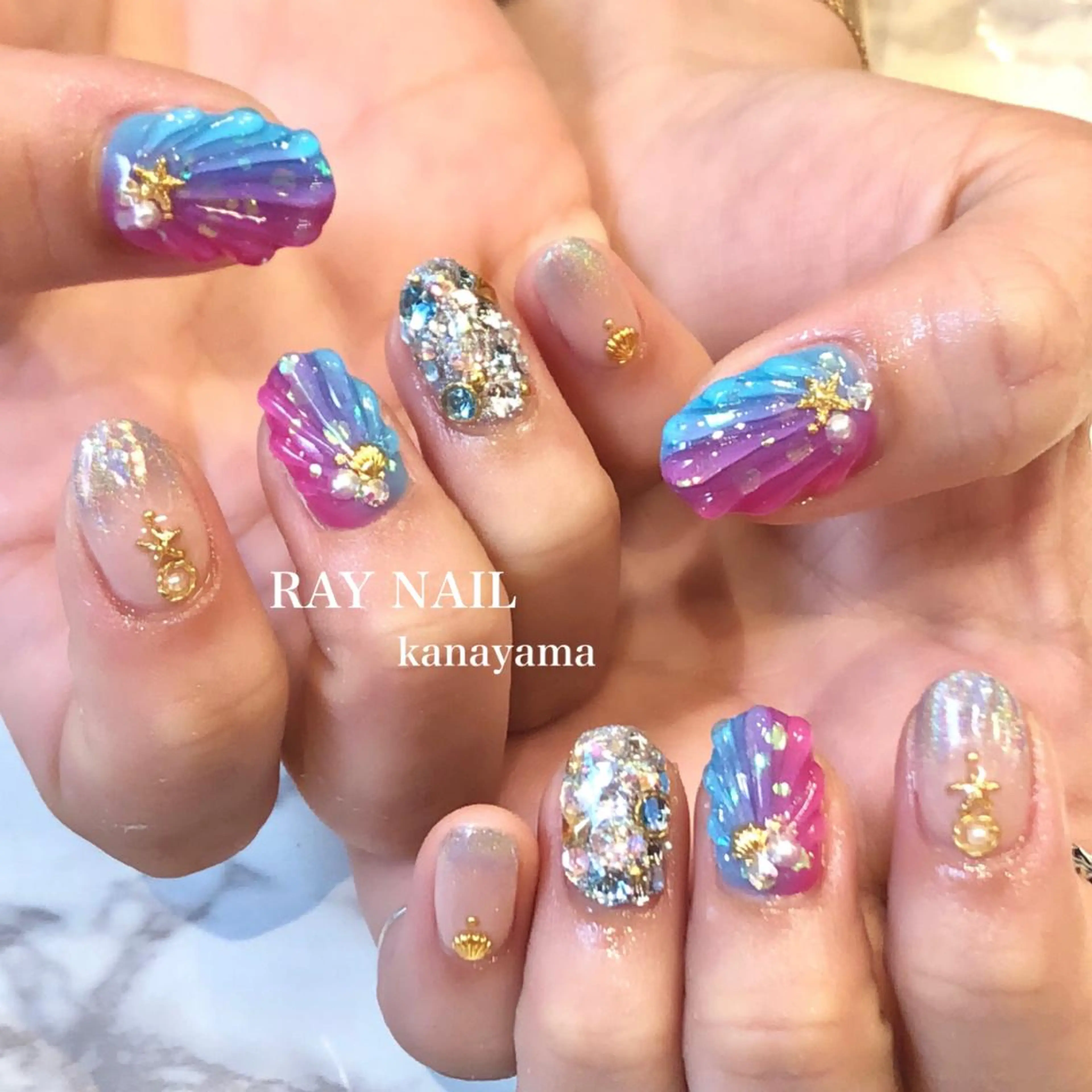 ネイル Arowa 伊田のネイルデザイン